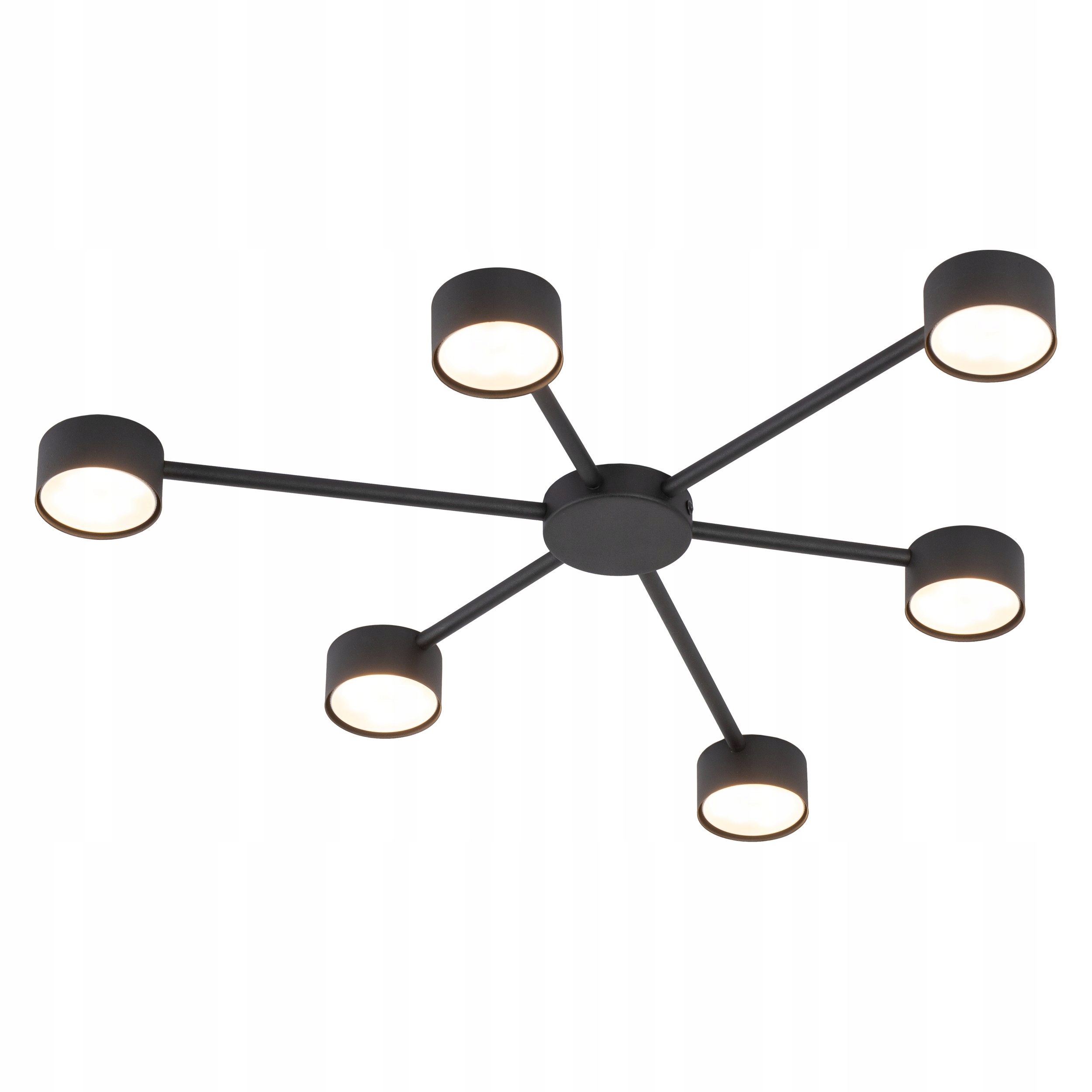 Plafon TK Lighting AVIA LED Gx53 minimalistyczna Kolor czarny