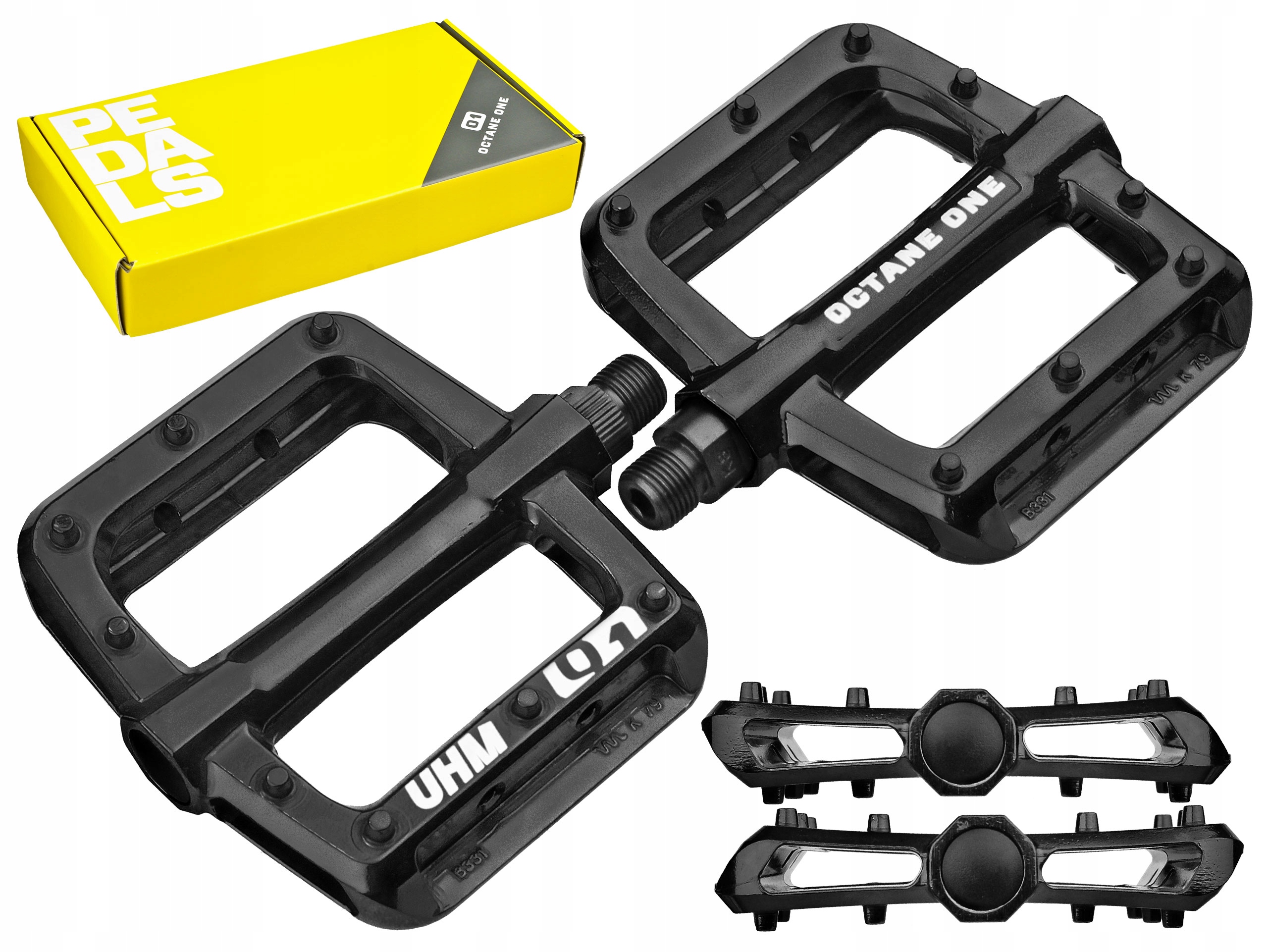 

Pedały Octane One Ohm Czarne Platformy Alu