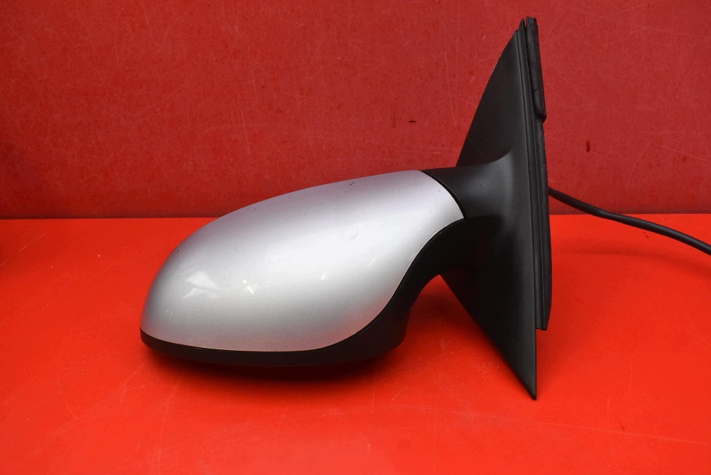 mirror left silver EU 014142 SEAT IBIZA 3 III 6L 06-08 3 PIN