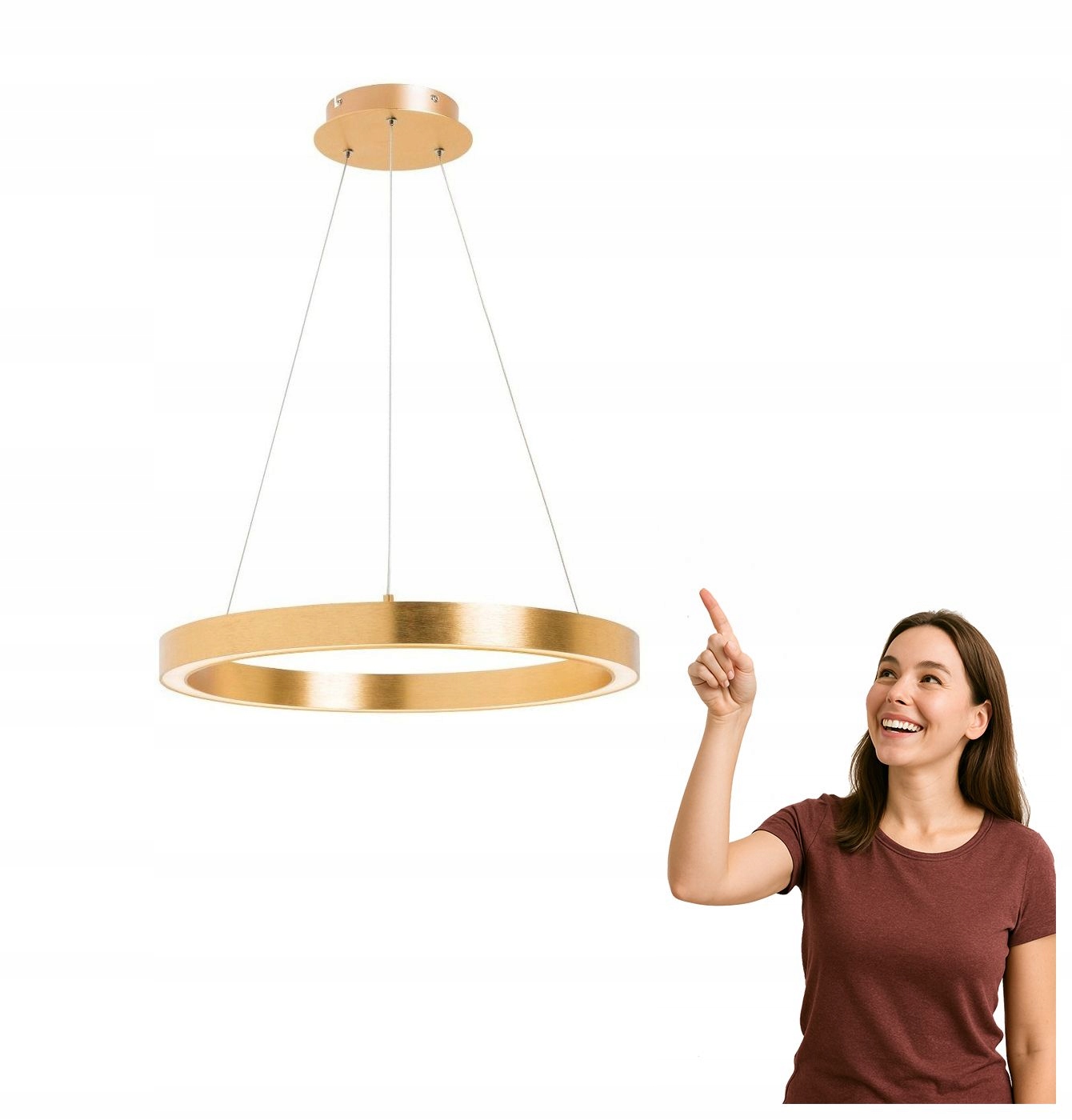 Led závesná lampa Carlo PL200910-500-GD Zuma Line