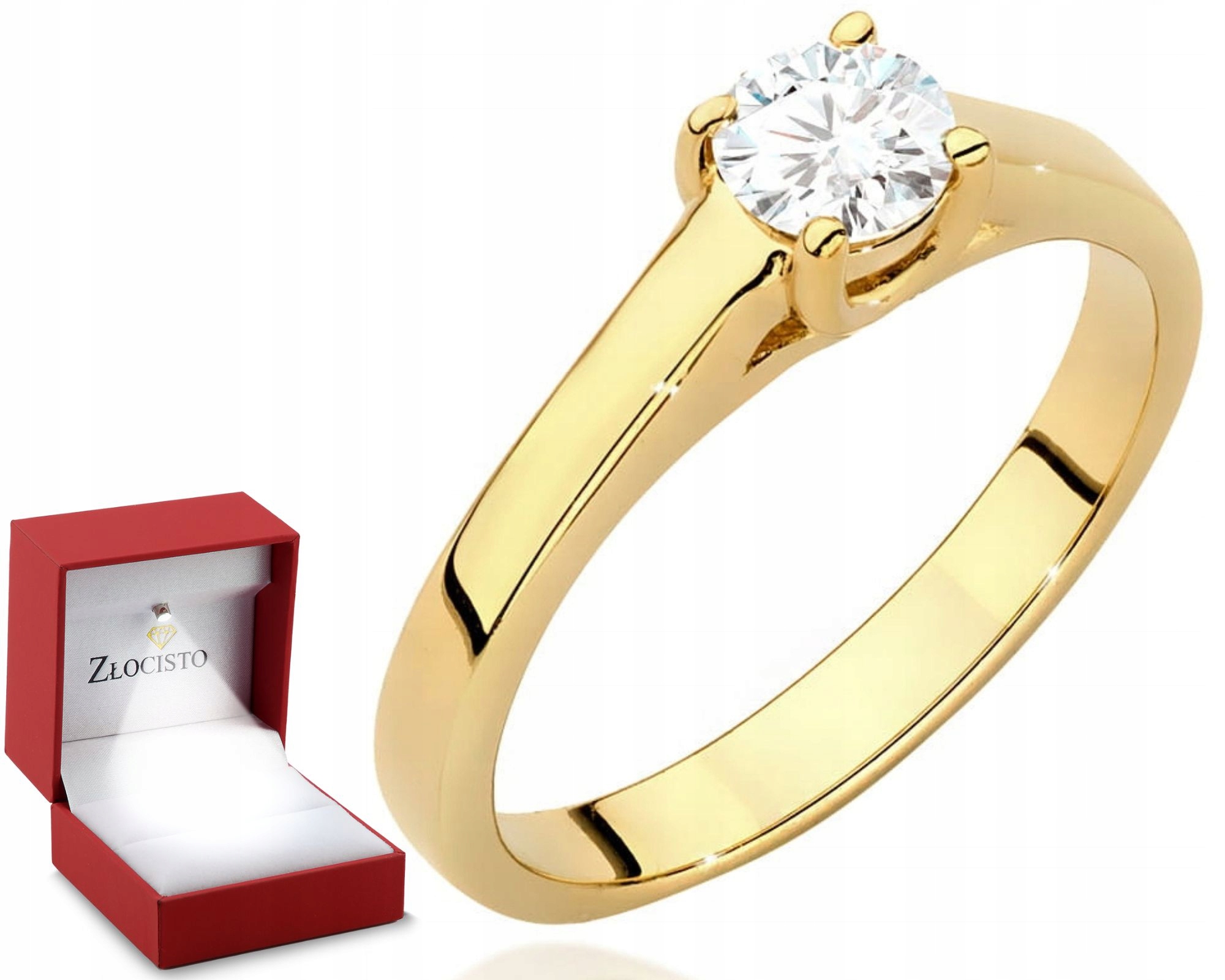 Zlatý Prstýnek S Briliantem 585 Gravírování Bonus