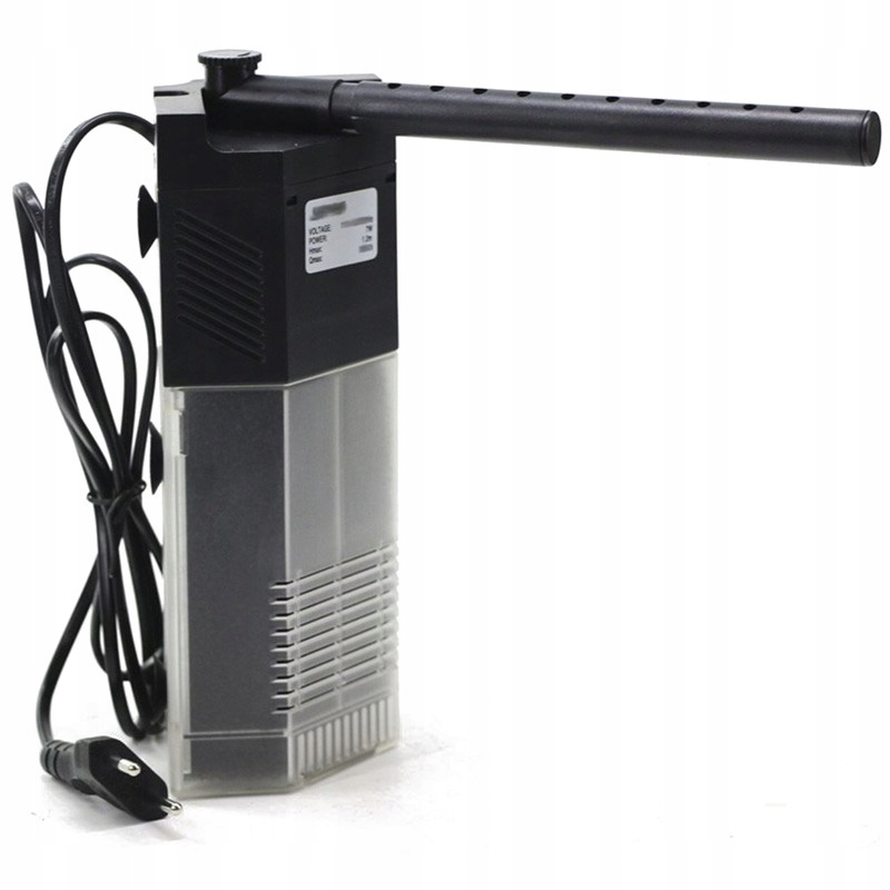 Levně Vnitřní Rohový Filtr Akvária 50-112 L 650 L/h Dešťová Sprcha Sunsun