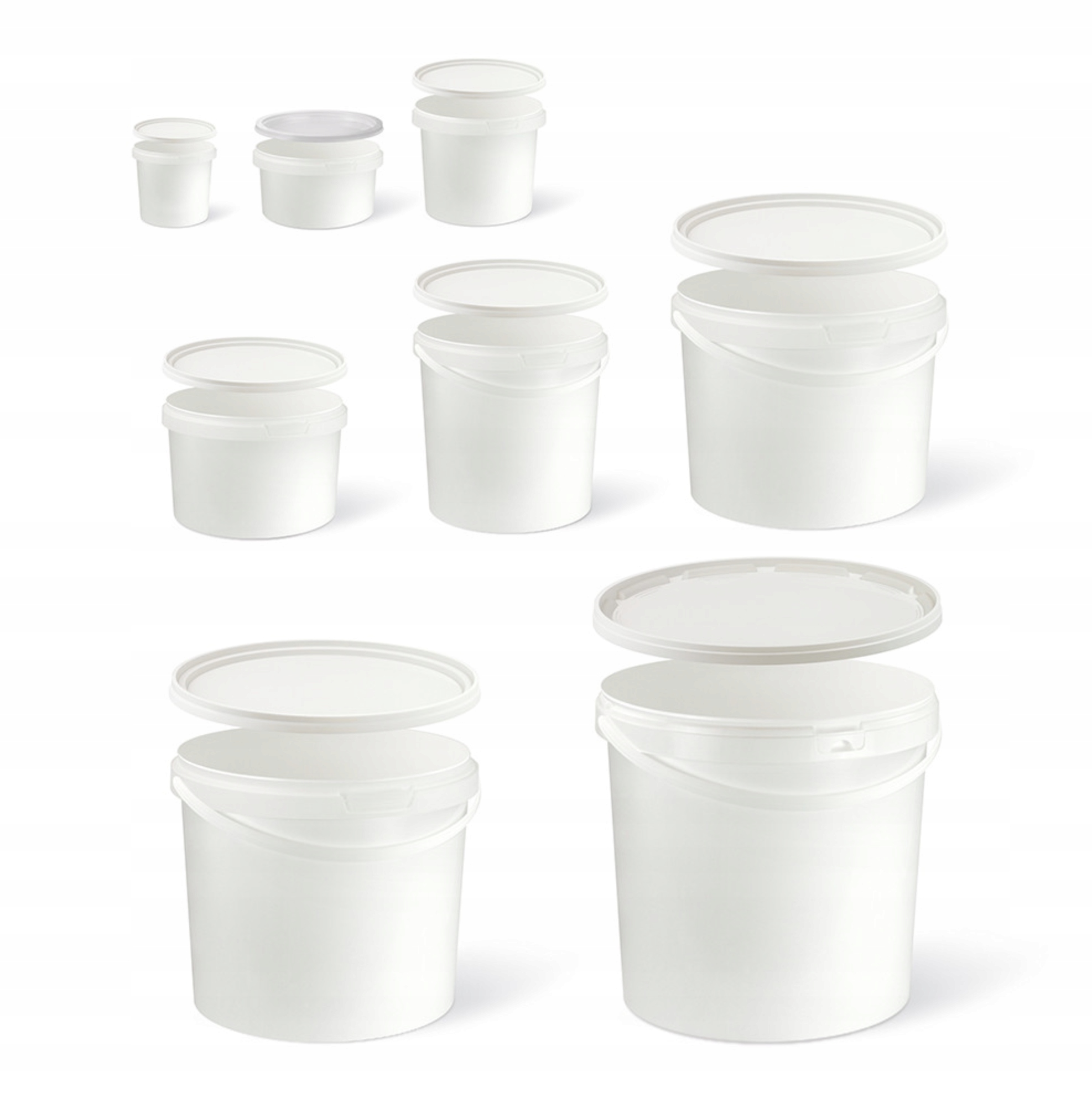 4x POJEMNIK PLASTIKOWY Z PRZYKRYWKĄ 1 l BOLL Producent Boll