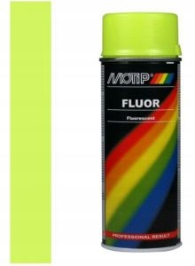 Lakier Farba Spray Fluorescencyjny Motip Żółty Yellow