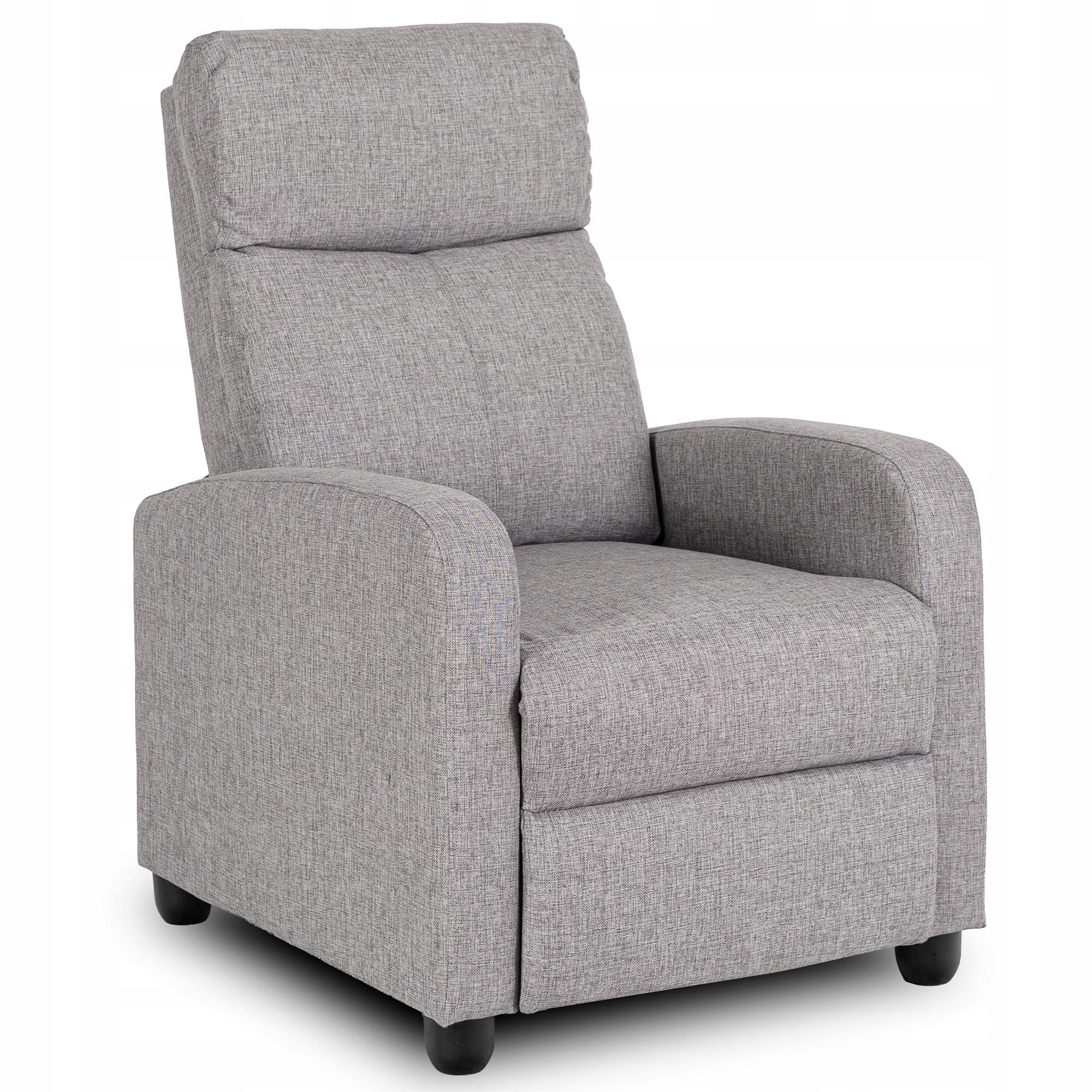 Šedé čalouněné rozkládací křeslo pro spaní v obývacím pokoji Danny 2