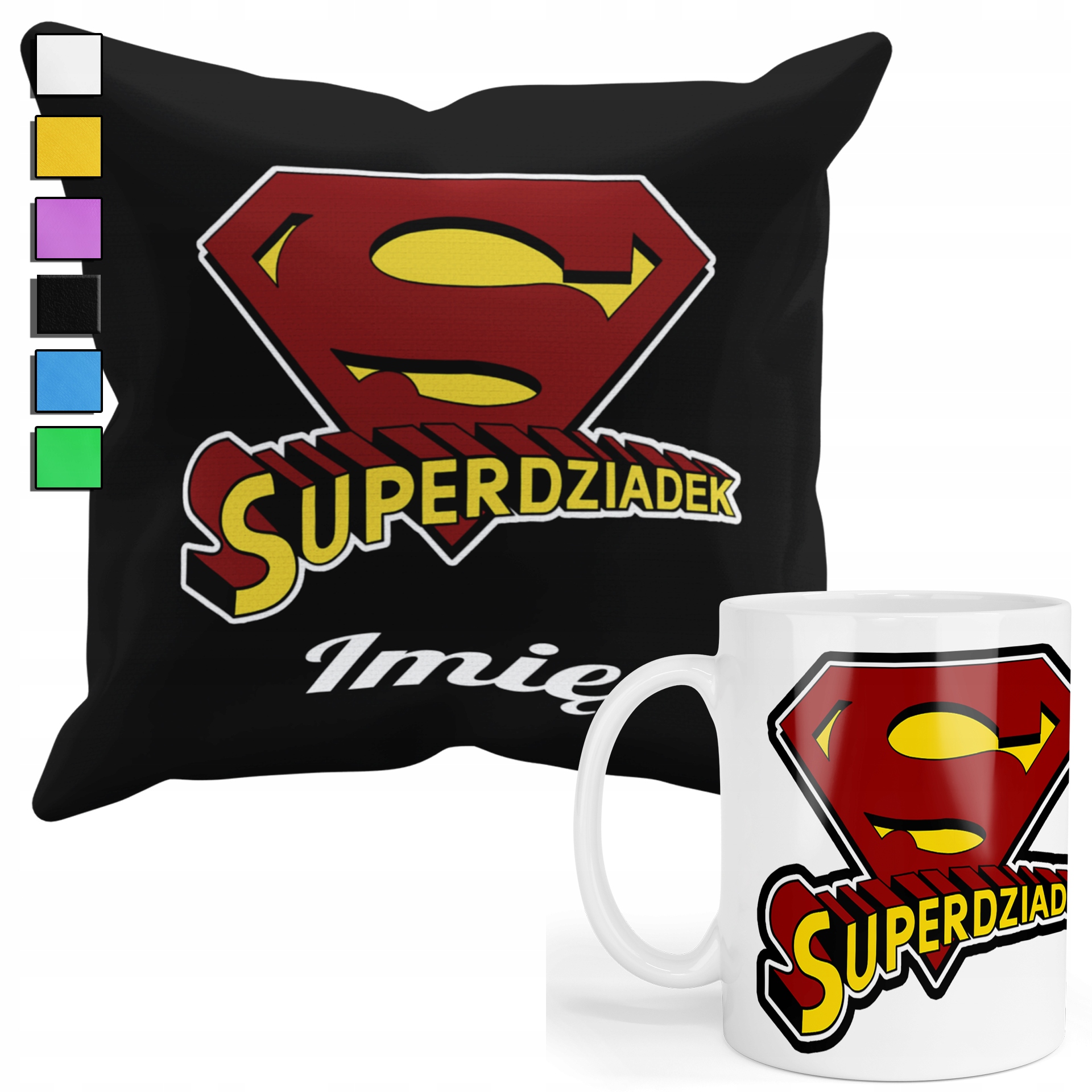 Sada Hrnku Polštář S Povlakem Na Polštář Dárek Jméno