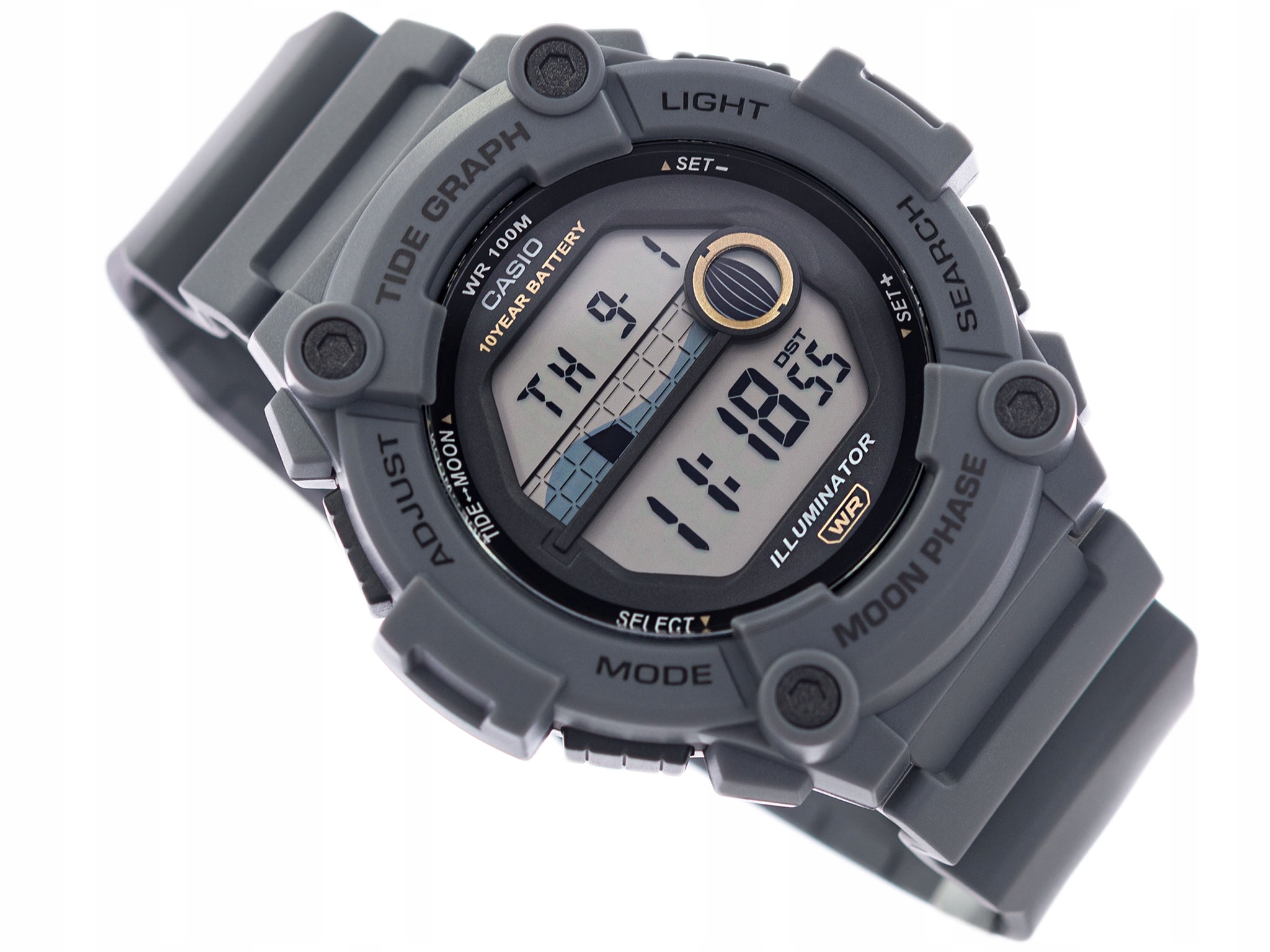 Pánské Hodinky Casio WS-1300H-8AVEF Fishing Na Ryby