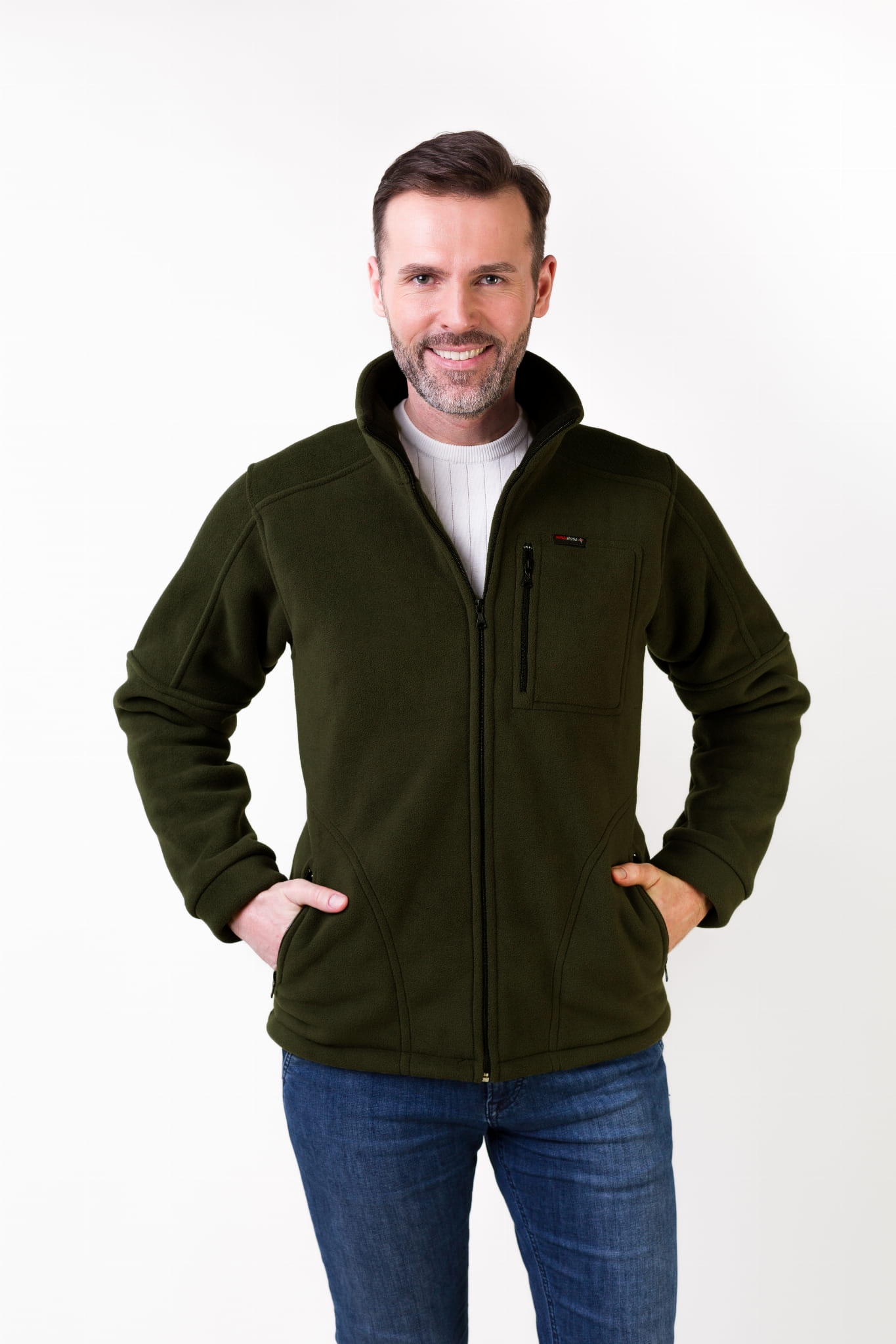 Pánská Mikina Z Beránka Vysoká Kvalita! 450 g/m2 Polský Výrobek S