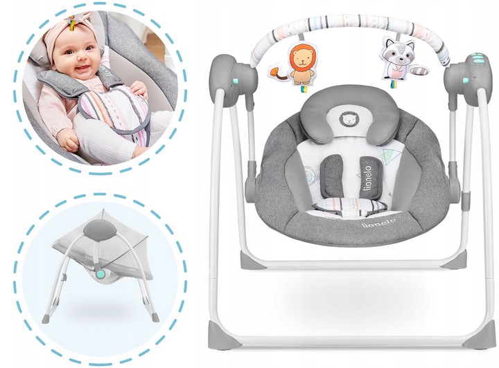 LEŻACZEK BUJACZEK HUŚTAWKA LIONELO RUBEN + MELODIE Rodzaj Leżaczek