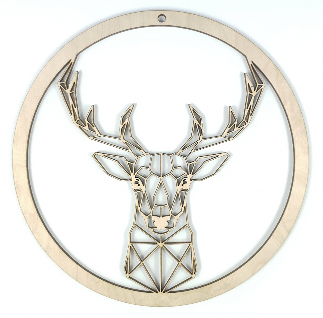 

Obręcz koło do łapacza snów baza makrama Jeleń 24