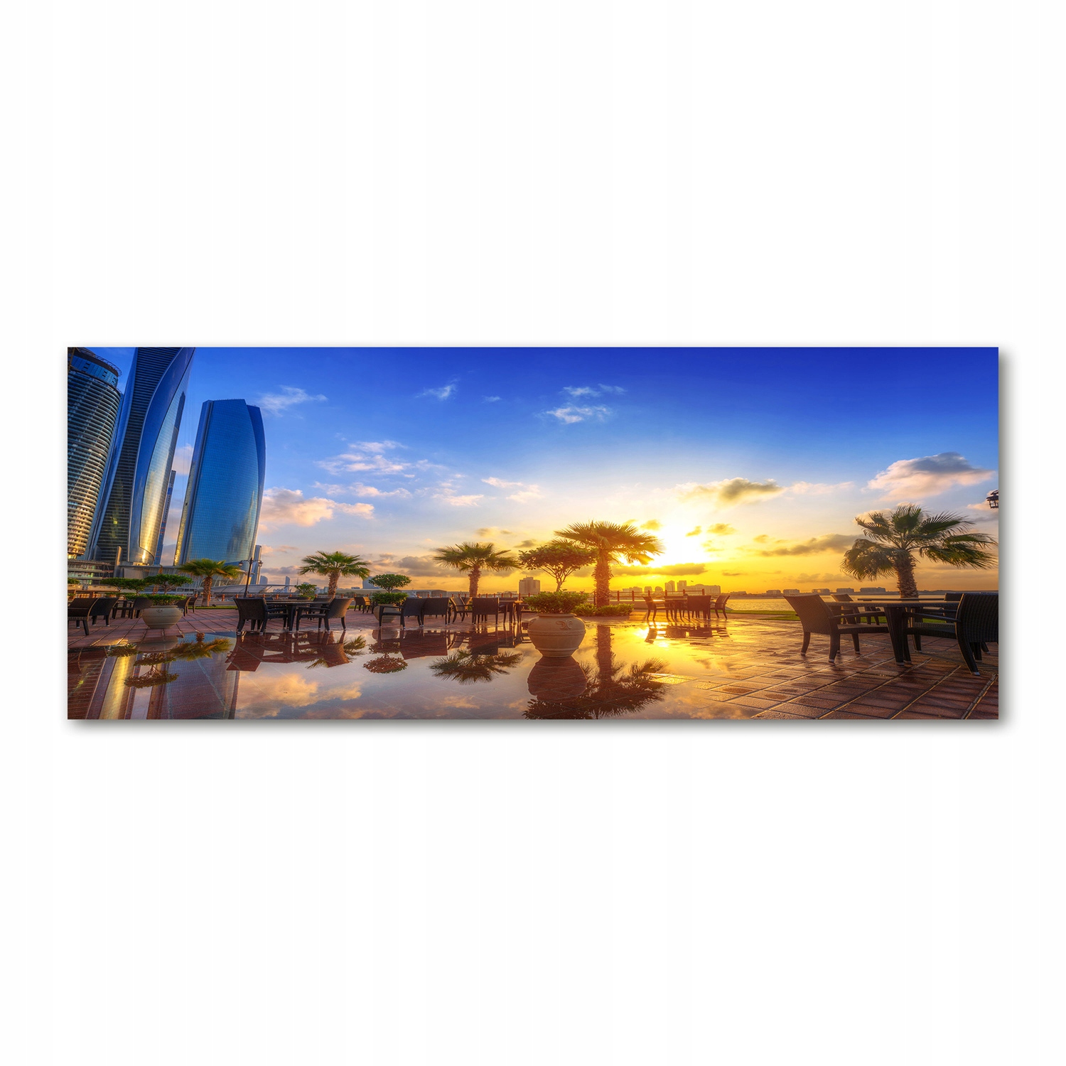 

Foto obraz akryl zdjęcie Abu Zabi wschód 125x50 cm