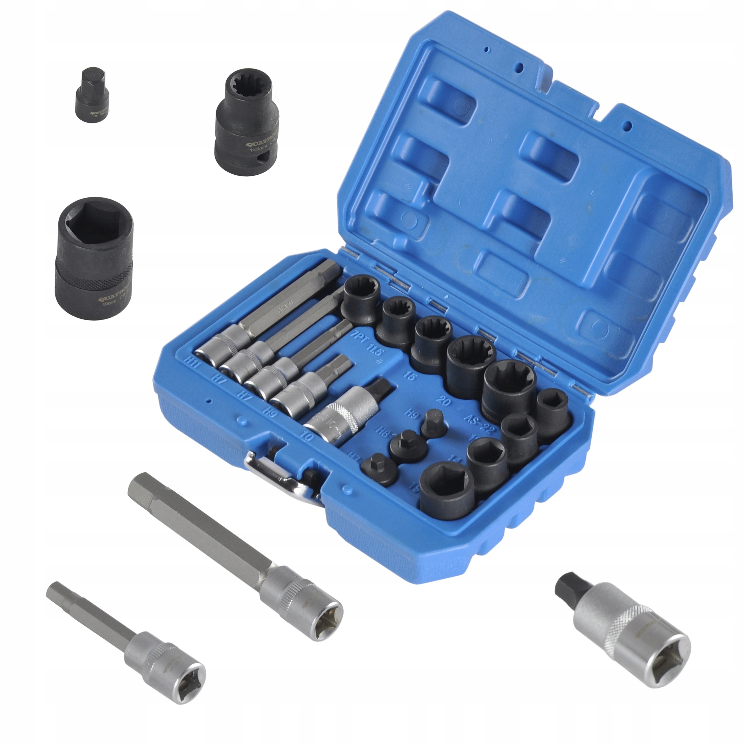 ZESTAW KLUCZY KLUCZE DO ZACISKOW HAMULCOWYCH 17SZT Producent code QS70402