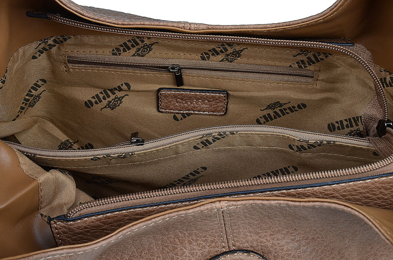 CHARRO TOREBKA damska WOREK na ramię z paskiem A4 Kolor niebieski