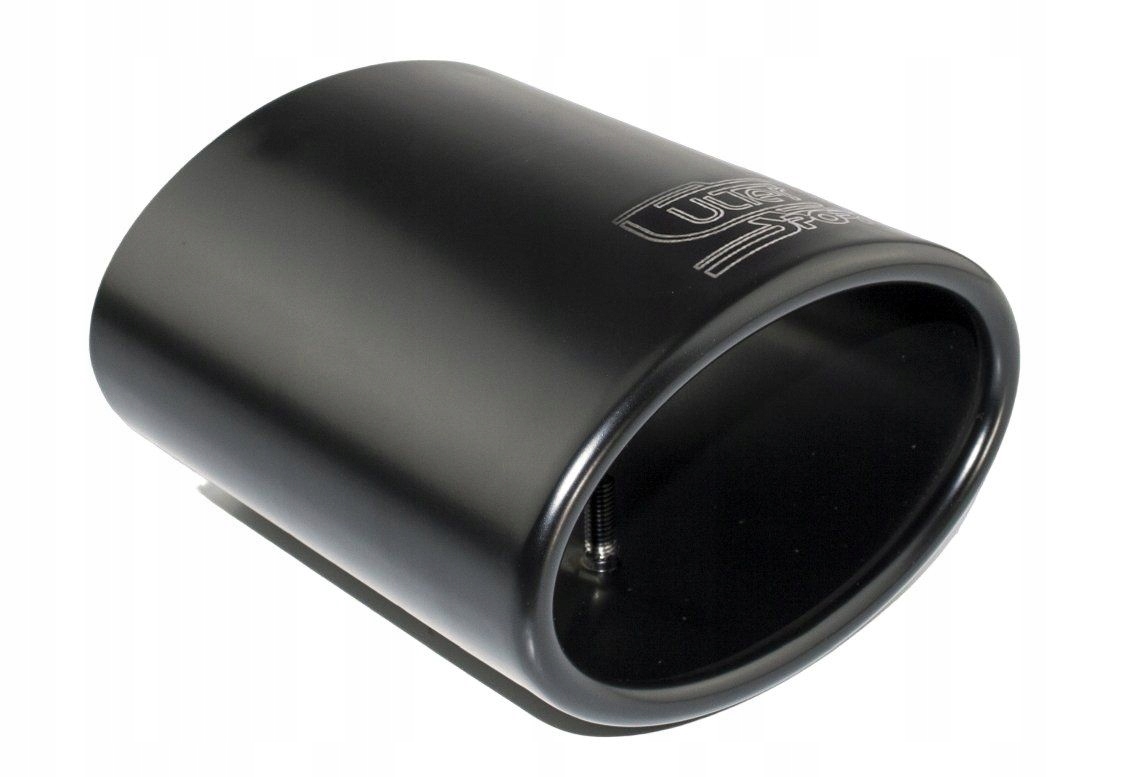 ULTER NAKŁADKA WYDECHU CZARNA OWALNA 120X80 120MM NX26B