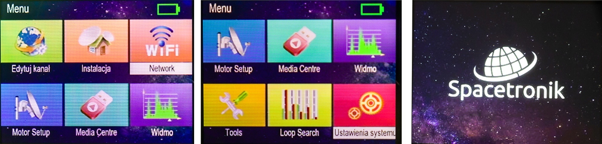 Miernik Sygnału Satelit Spacetronik S-22 podglad Marka Spacetronik