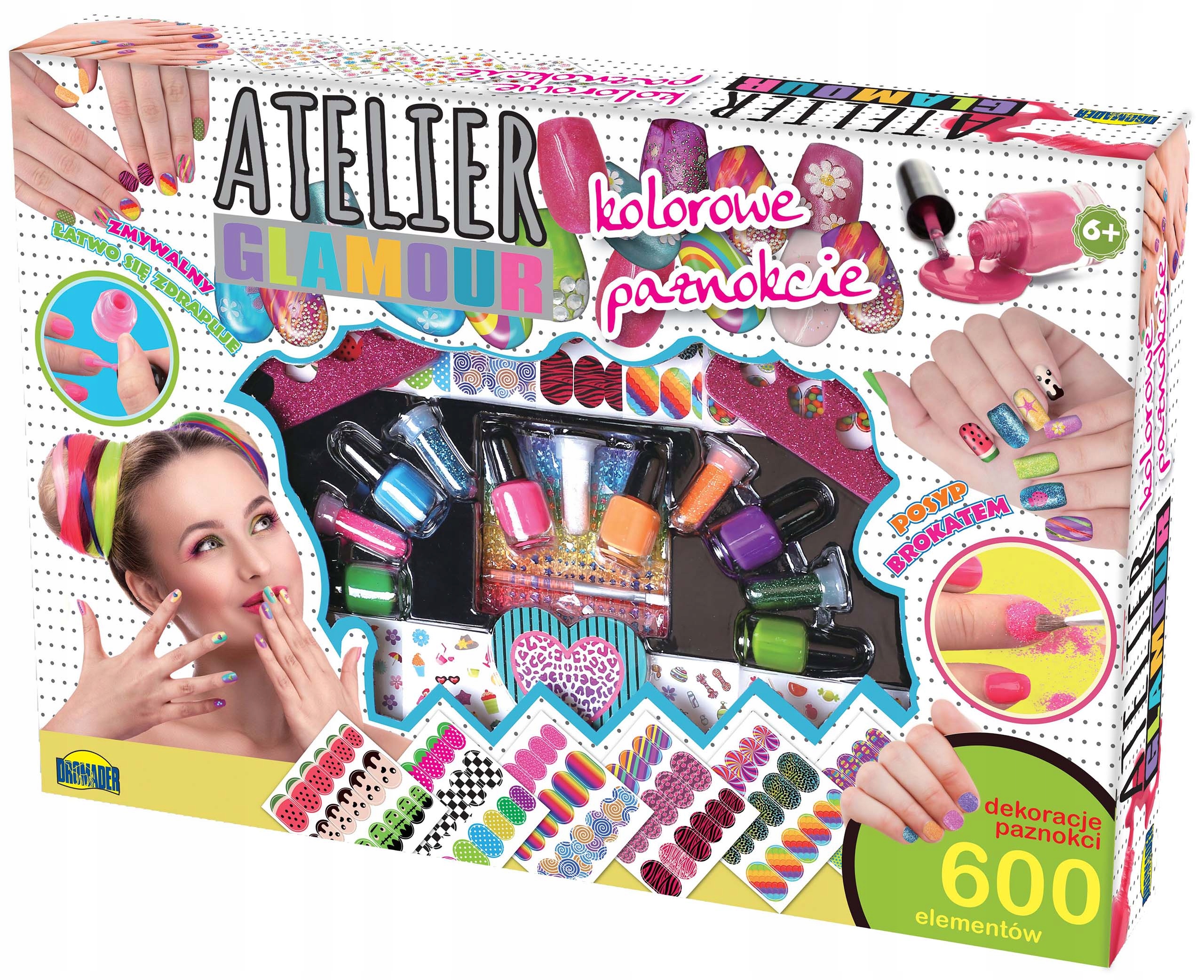 

Atelier Glamour Kolorowe Paznokcie 600 El. 00858