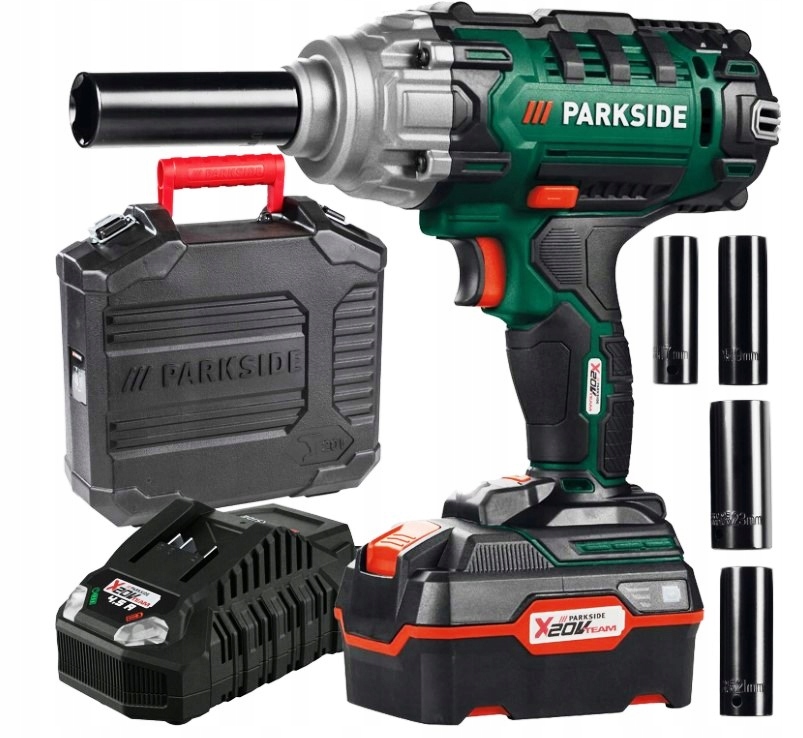 

Klucz Udarowy Parkside Passk 20-Li Aku 4Ah 20V