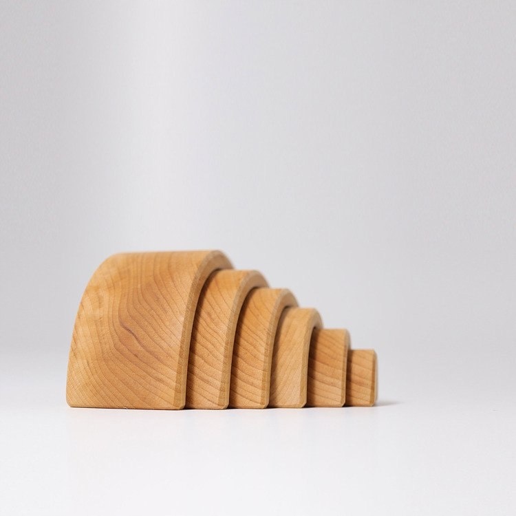 Grimm's - Tęcza 6-elementowa 12m+ Naturalna Bohater / Bajka brak