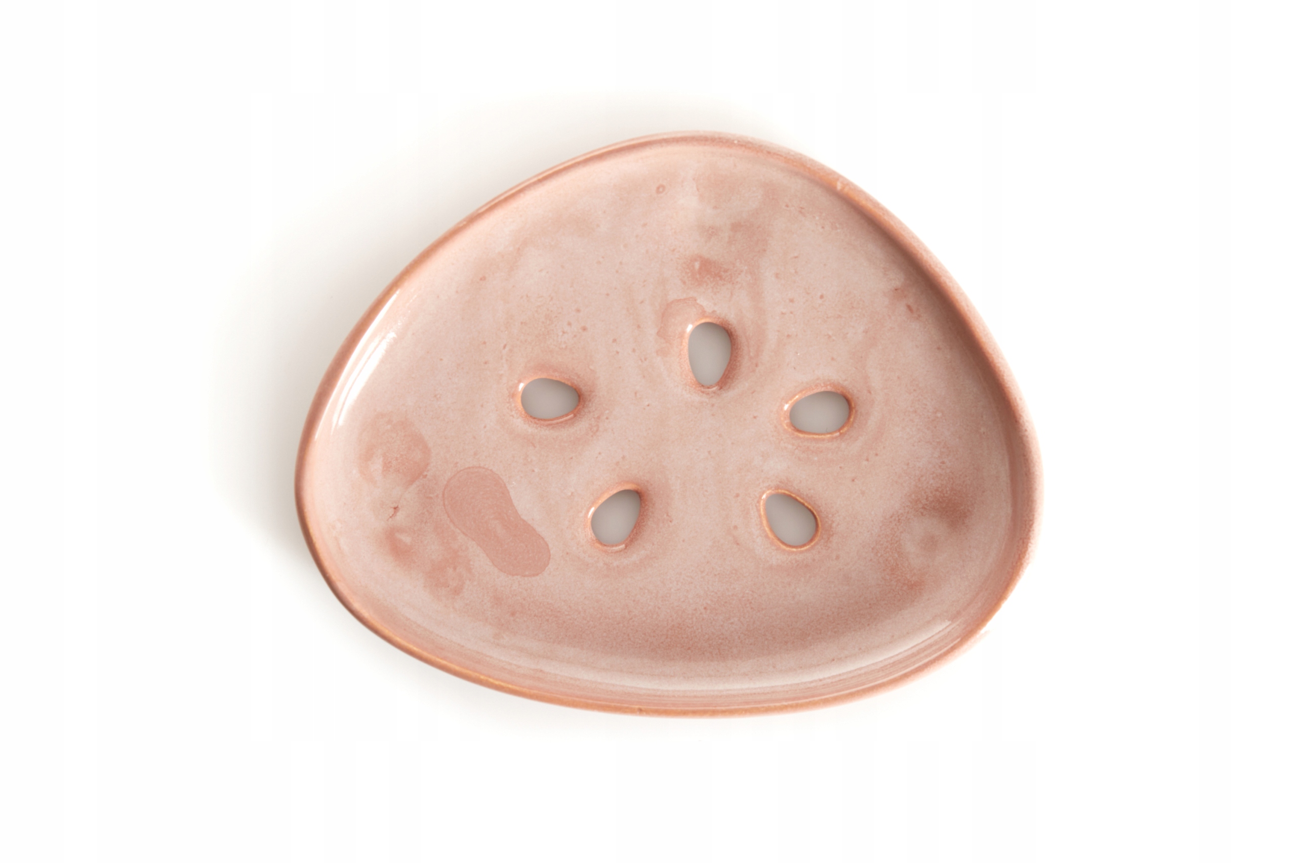 

Różowa mydelniczka ceramiczna Różowa Olini