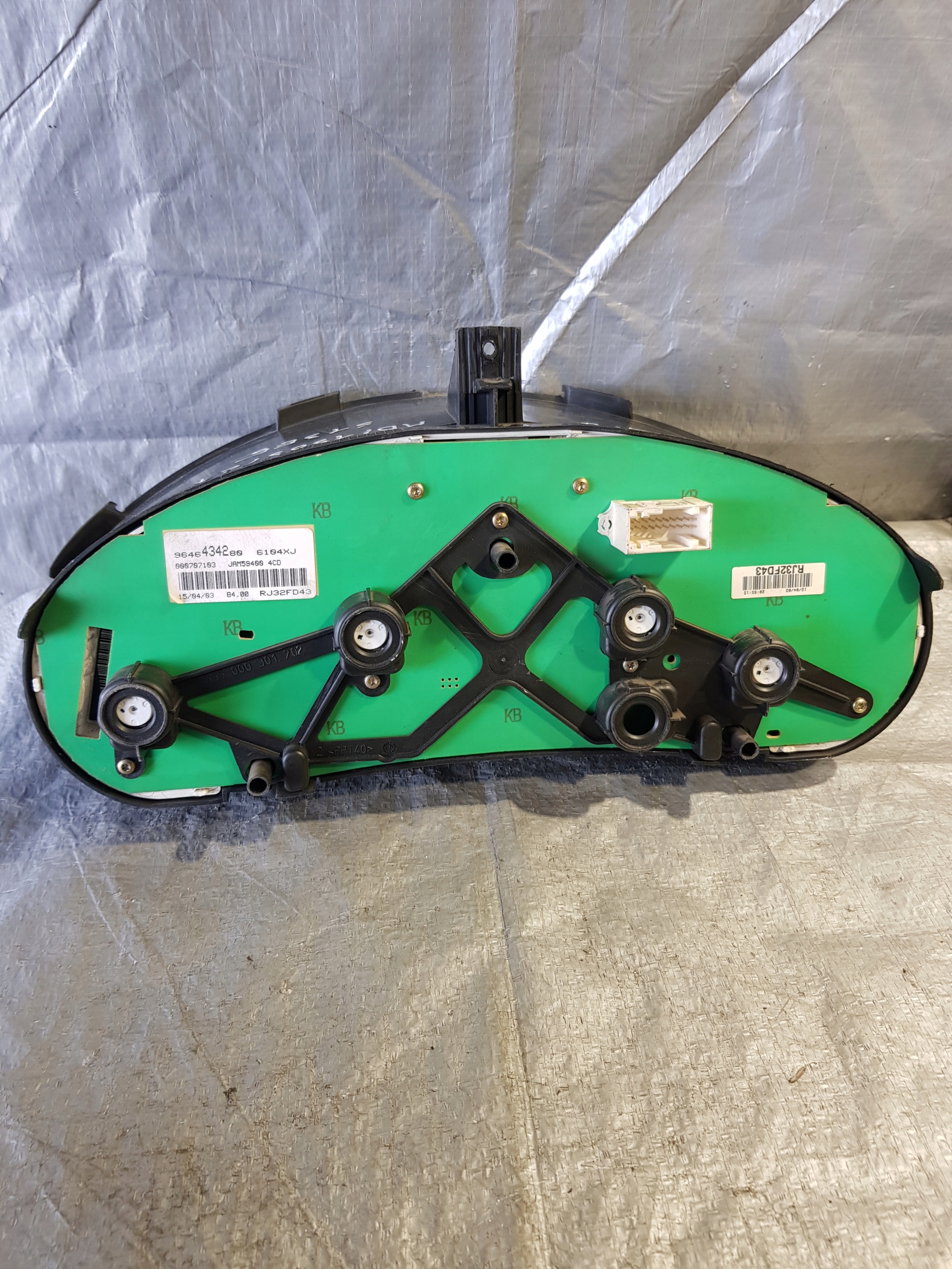 dials PEUGEOT PARTNER and FL 9646434280