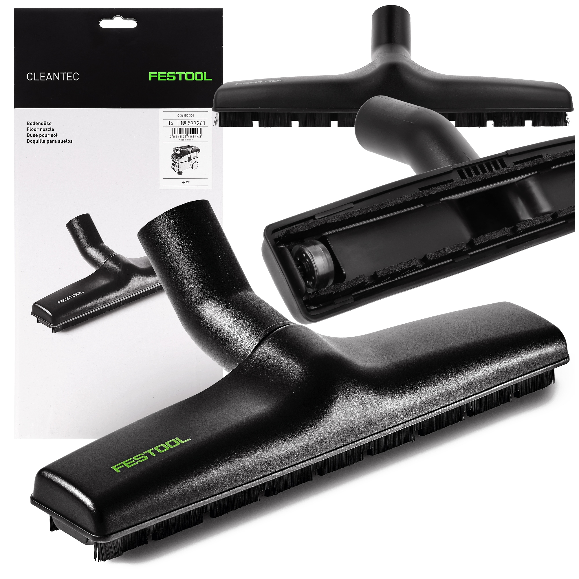 Koncovka Sacího Systému Pro Vysavač Festool D 36 300 mm 2x Kartáč Široká