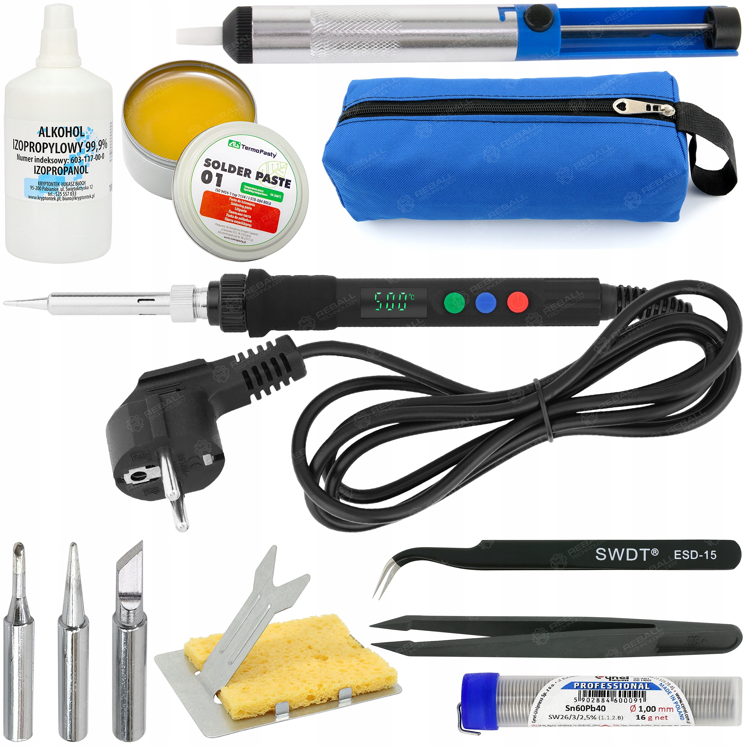 Sada Pro Pájení Přesná Páječka Rt S120A 120W XL Max Nový Model