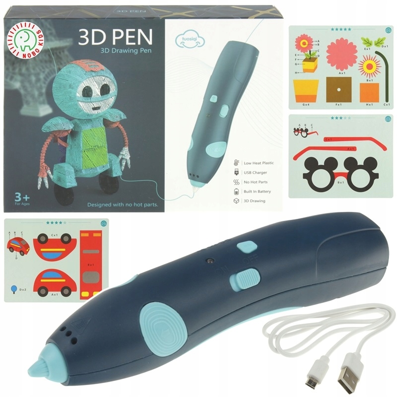 

Zestaw Kreatywny Magiczny Długopis 3D Pen Drukarka