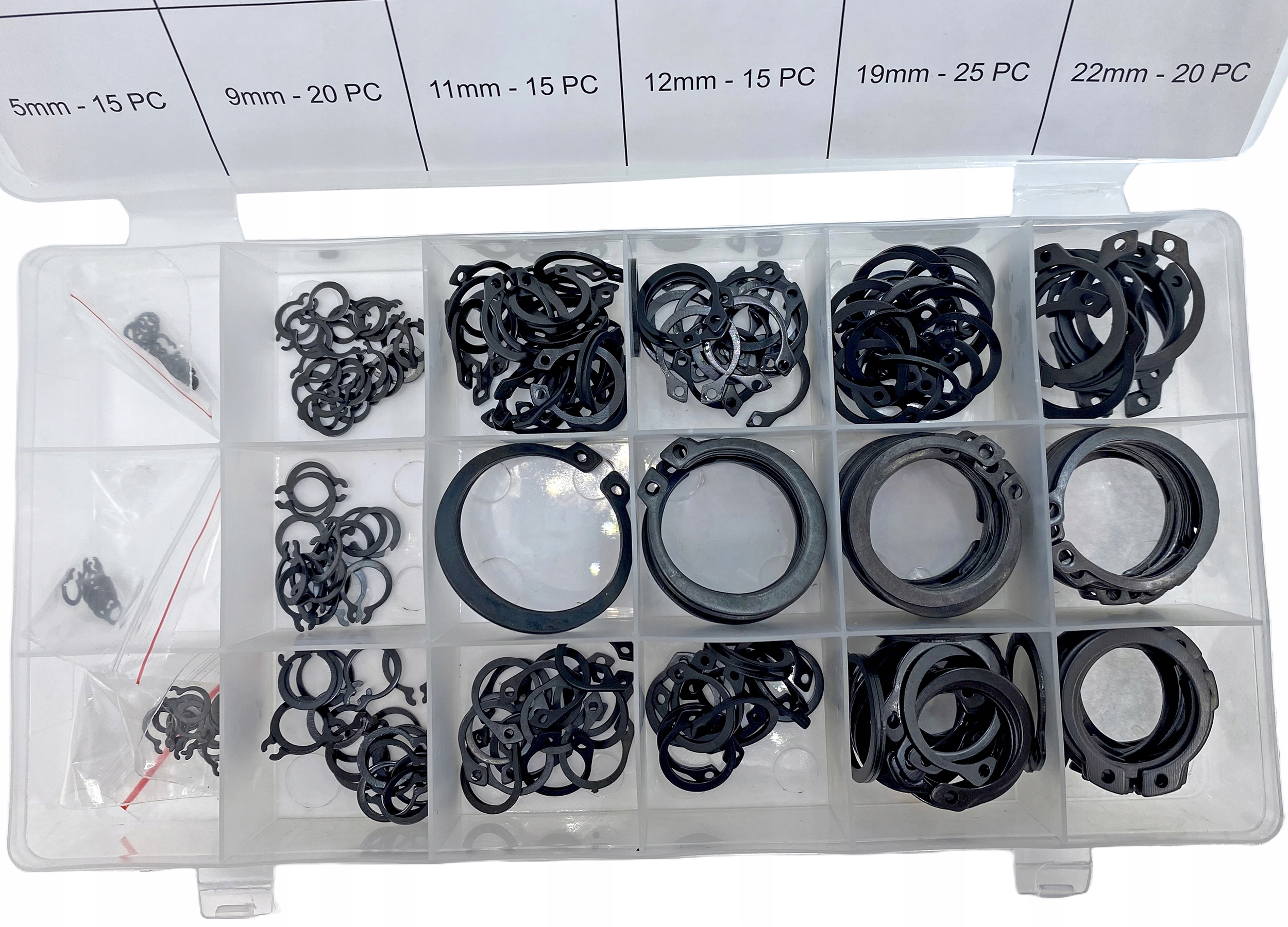 PIERŚCIENIE SEGERA SEGERY OSADCZE WEWNĘTRZNE + ZEWNĘTRZNE 600 sztuk ZESTAW Marka Falon-Tech