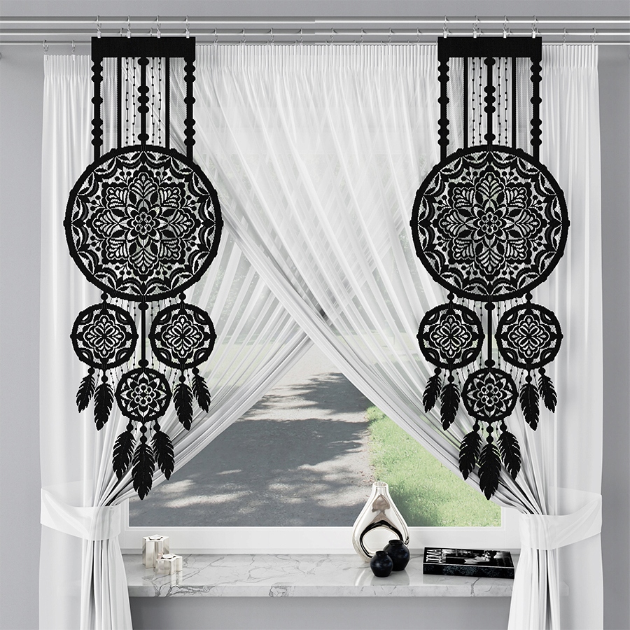 

Firana panel ekranowy żakard 130 x 45 cm