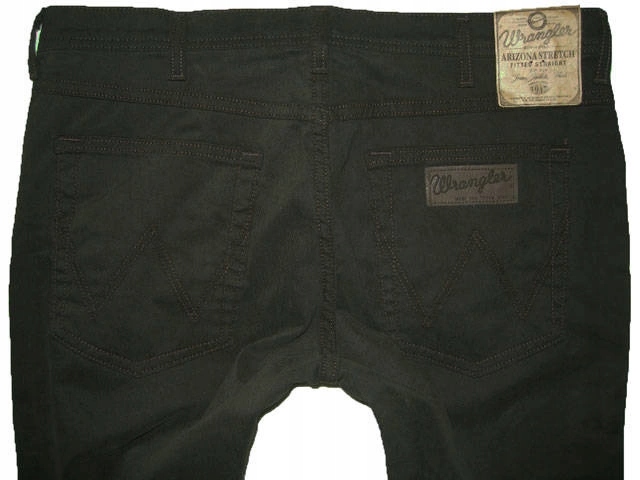 Pánské jednoduché kalhoty Wrangler Arizona Dark Teak W12OGD135 30/34