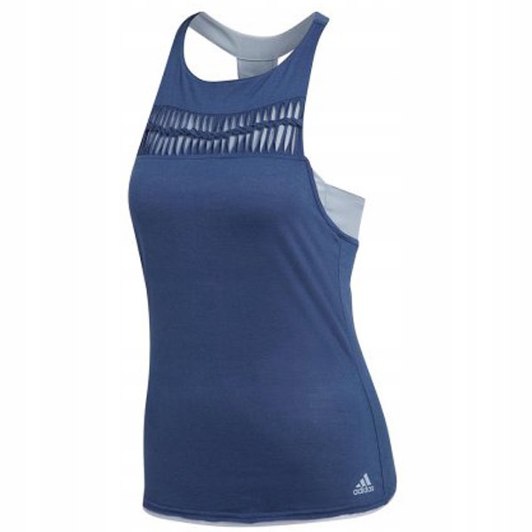 Adidas tank top damski Melbourne - granatowy XS