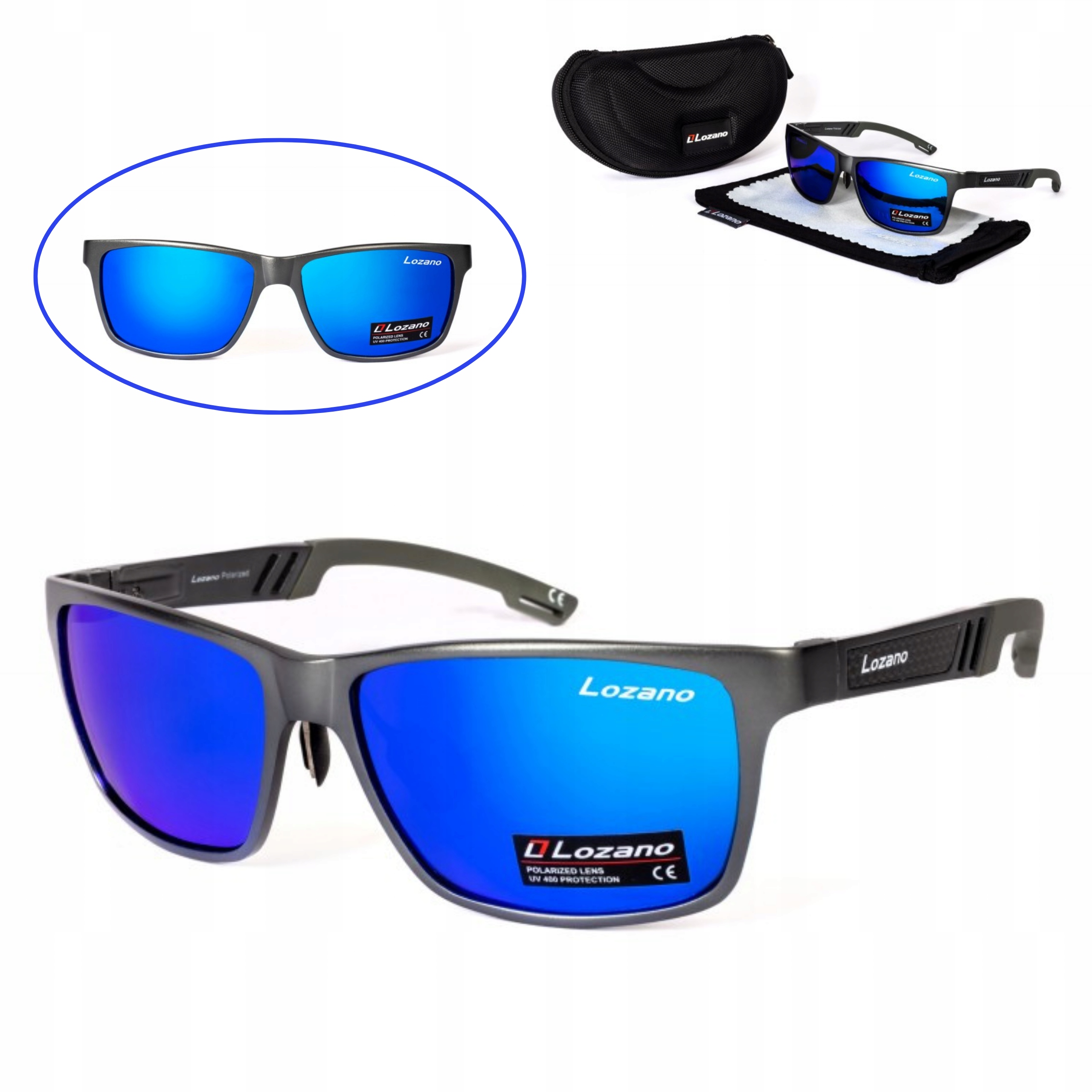 Hliníkové Brýle Pro Řidiče Lozano – Polarizace UV400 Pro Jízdu Autem