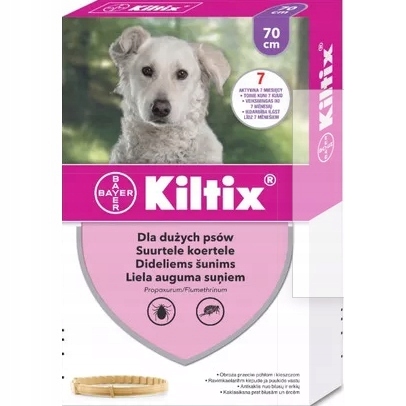 

Bayer Kiltix Obroża Duże Rasy 70CM Dla Psa