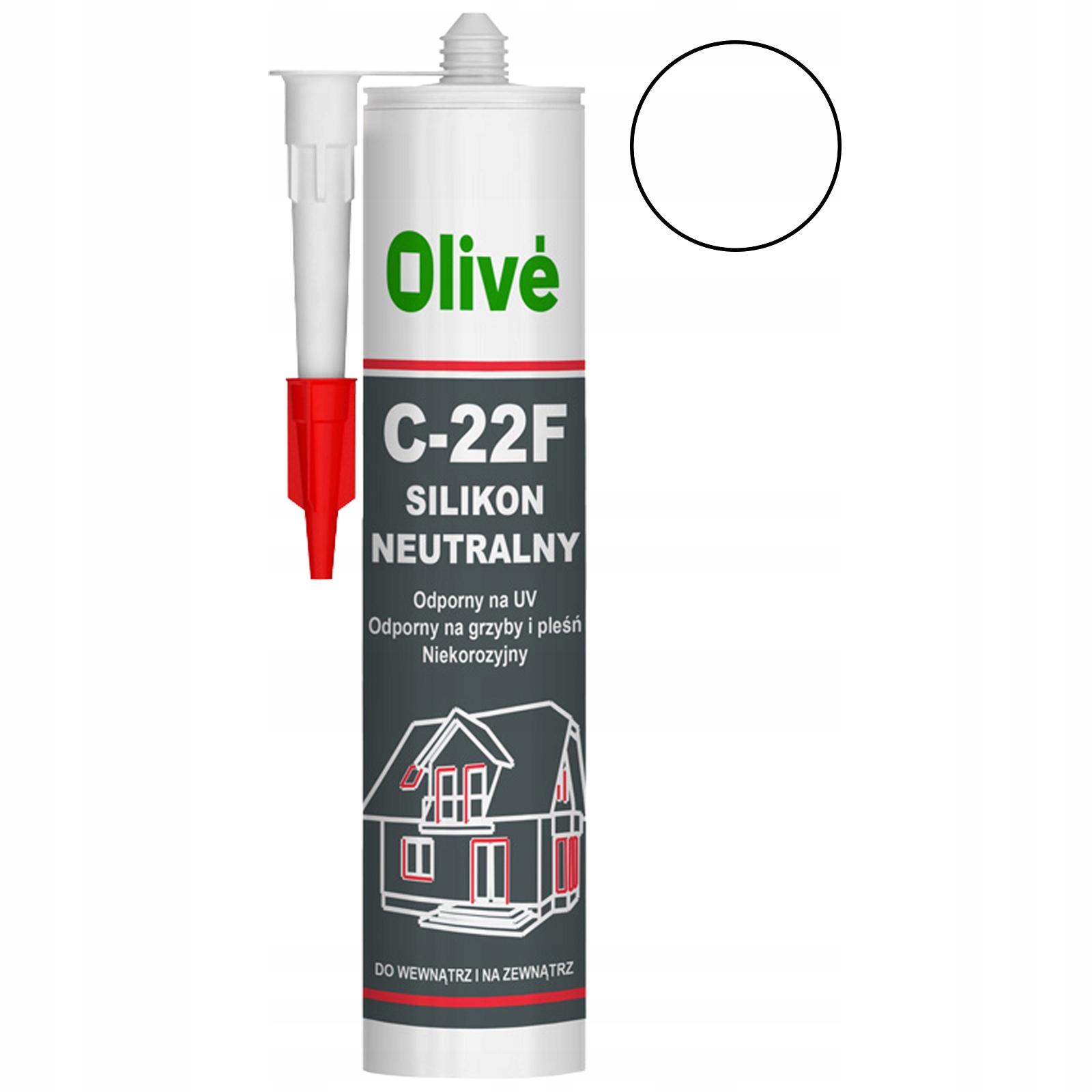 

Silikon Neutralny Sanitarny Biały Nie Odbarwia