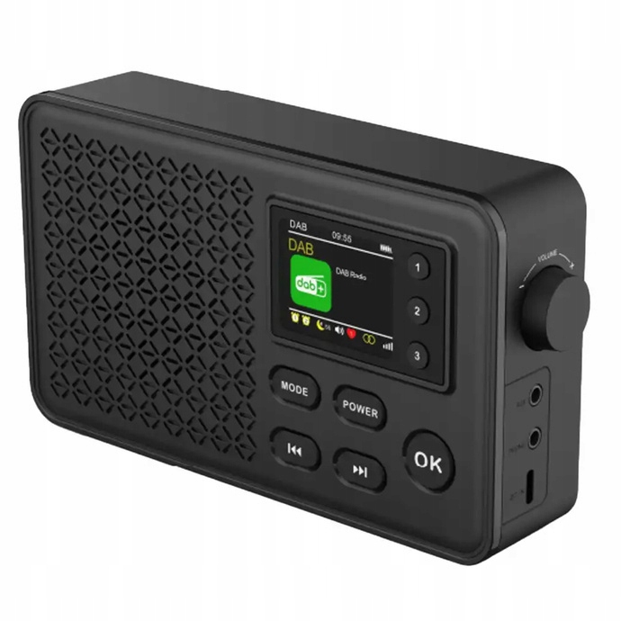 Rádio na baterie Radio Dab+, Fm, funkce Bluetooth Denver DAB-57