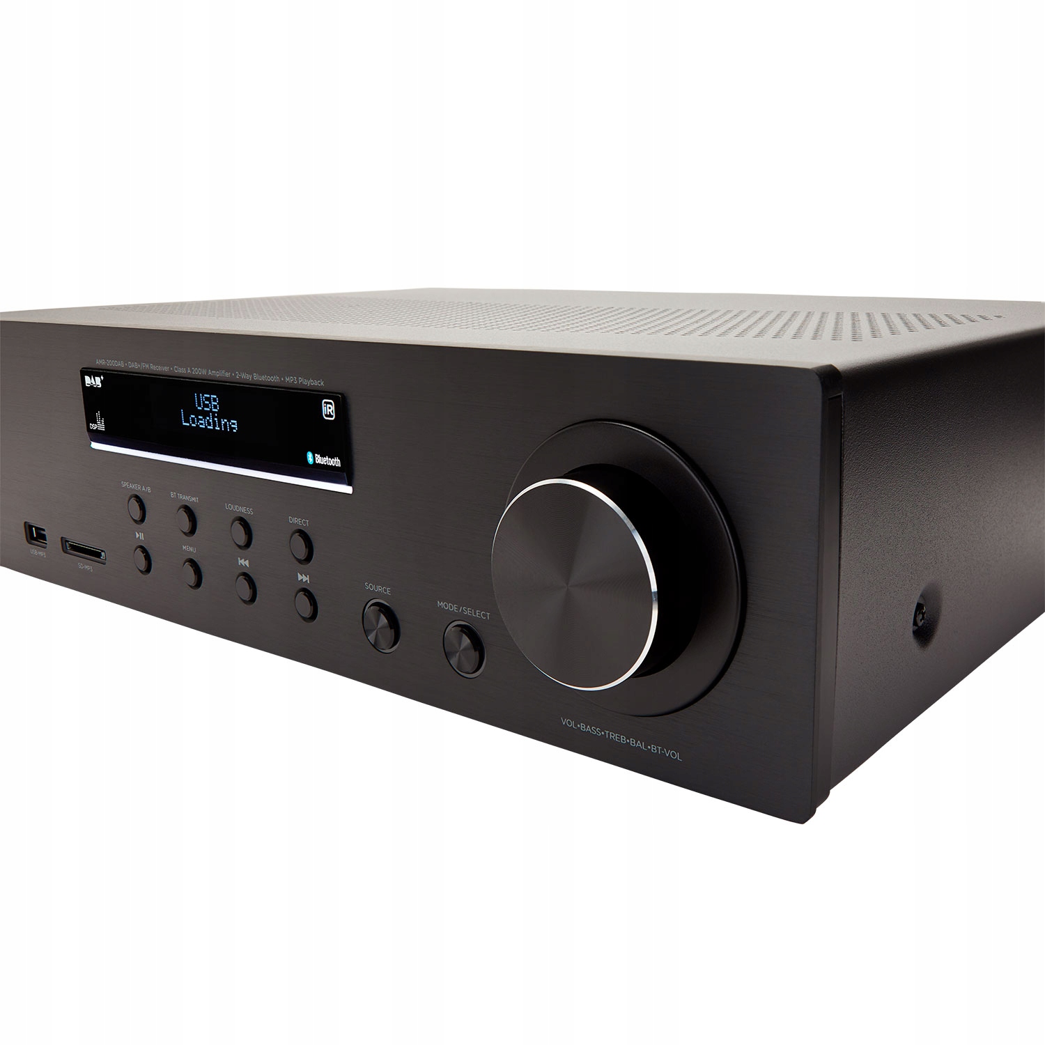 AMPLITUNER DAB+/FM STEREO AIWA AMR-200DAB/BK 200W Stan opakowania oryginalne
