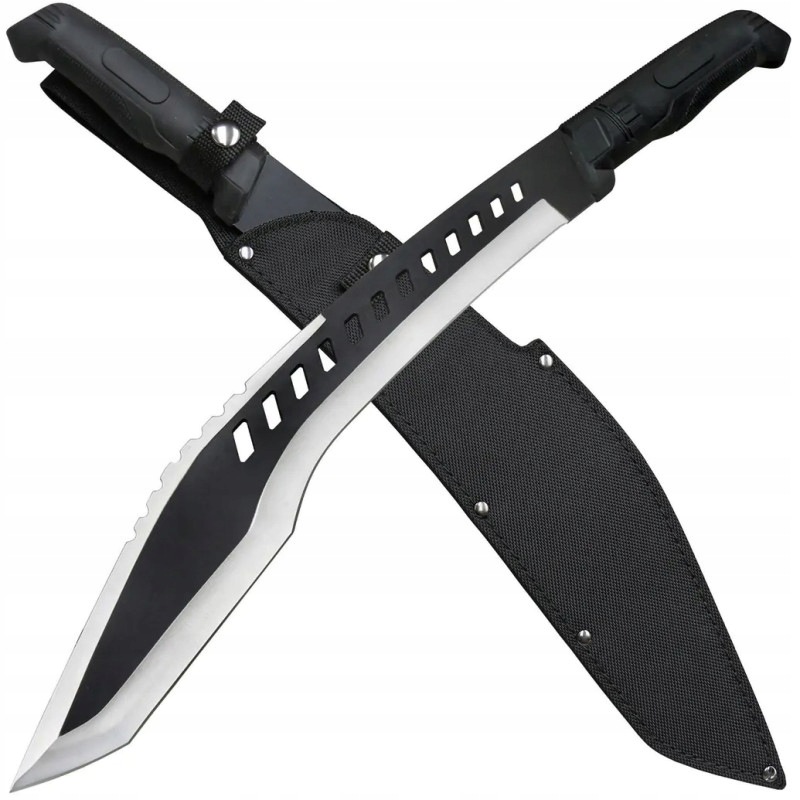 Mačeta Kukri 52 CM Mountain Ghost Nůž Pro Přežití Bushcraft 5 MM Pochva