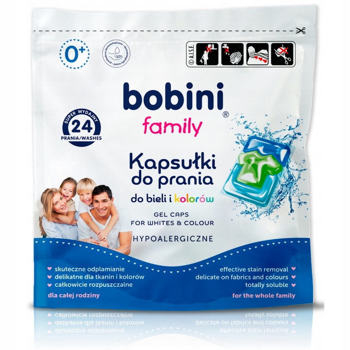 

Bobini Family Kapsułki do Prania Uniwersalne 24 pr
