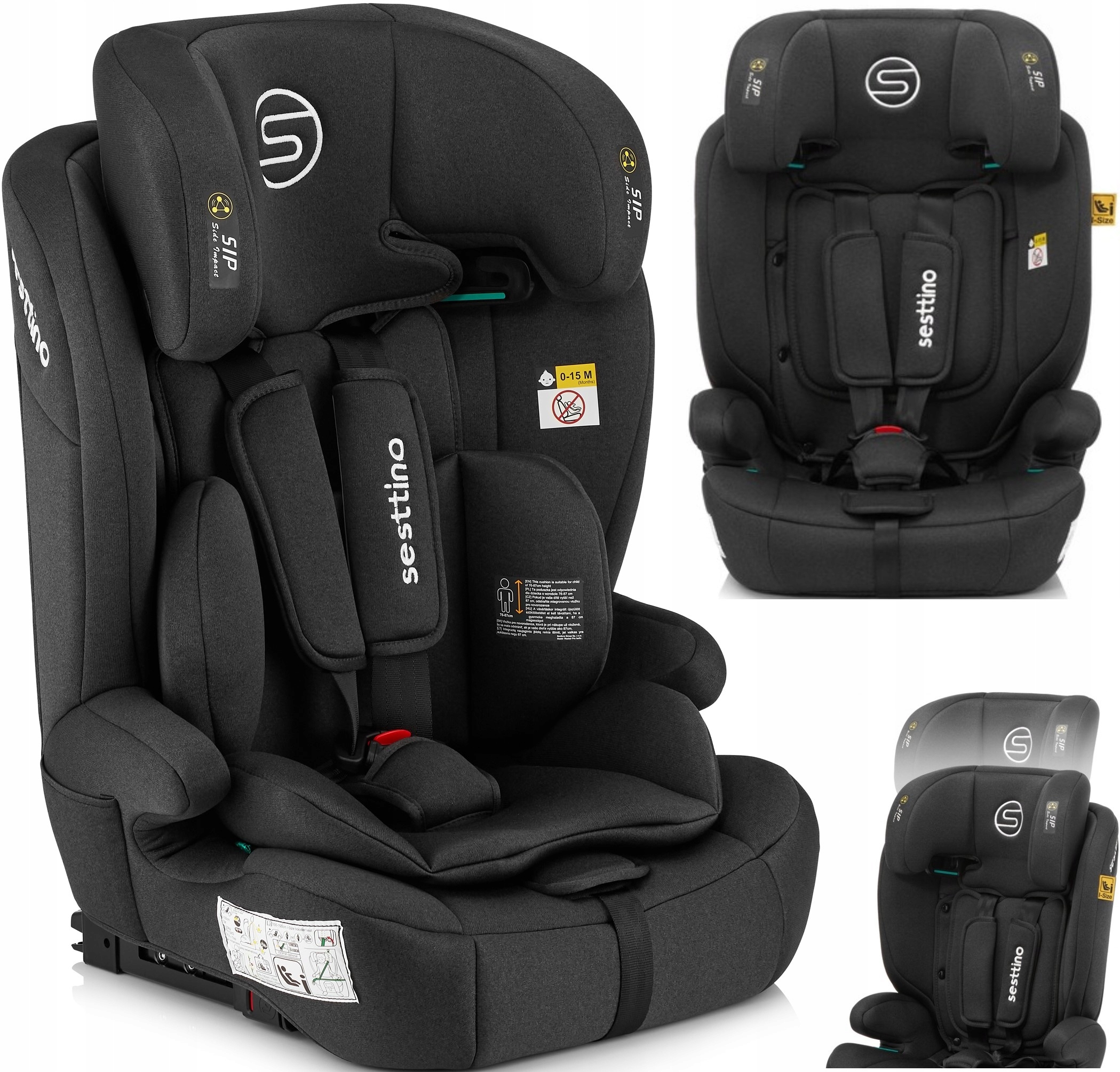 Детское автокресло 76-150 см Sesttino Rocker Pro ISOFIX 9-36 кг