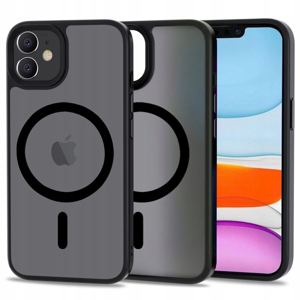 

MagSafe Plecki Case Etui do iPhone 11 Czarny Mat