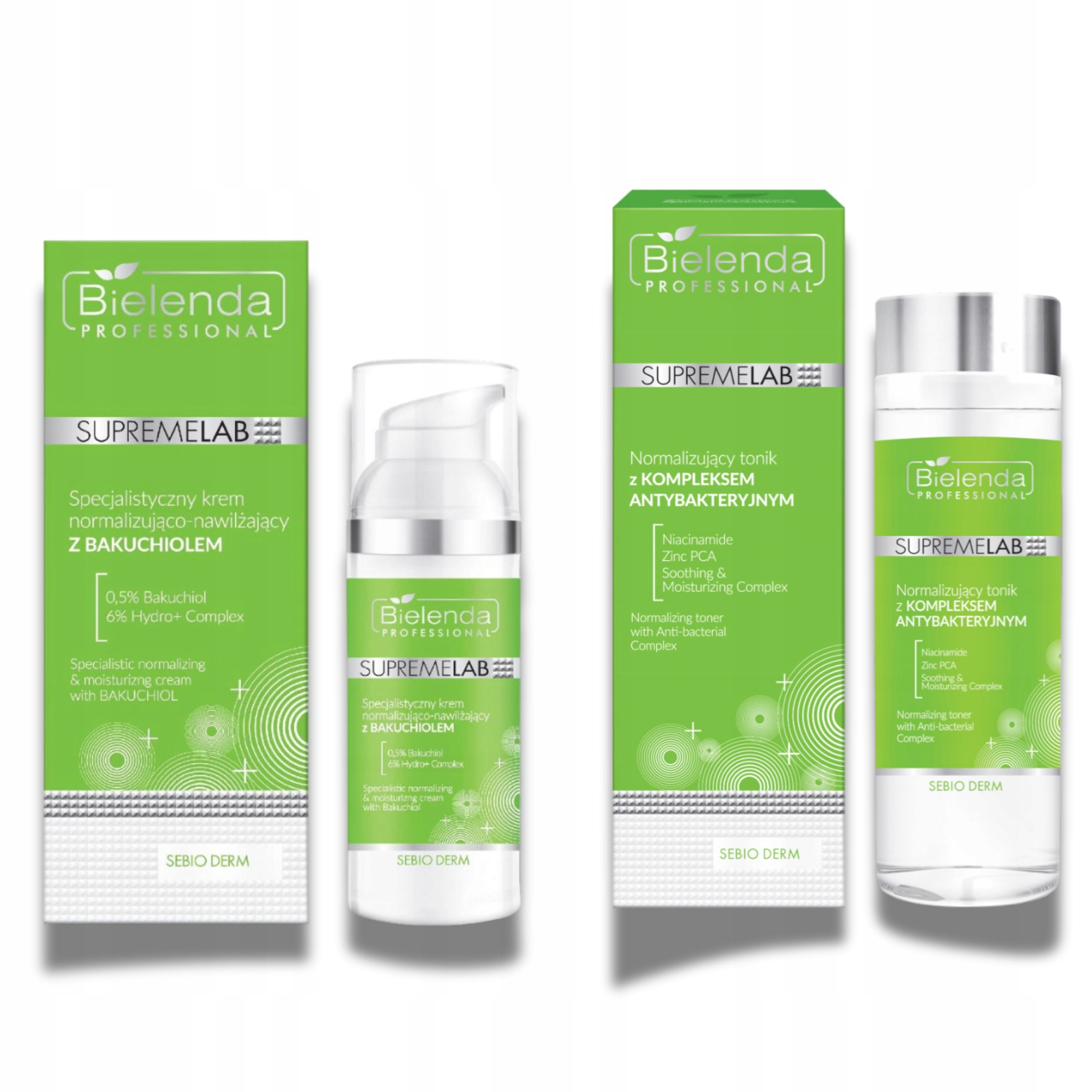 Bielenda Supremelab Sebio Derm krém s bakuchiolem normalizační tonikum