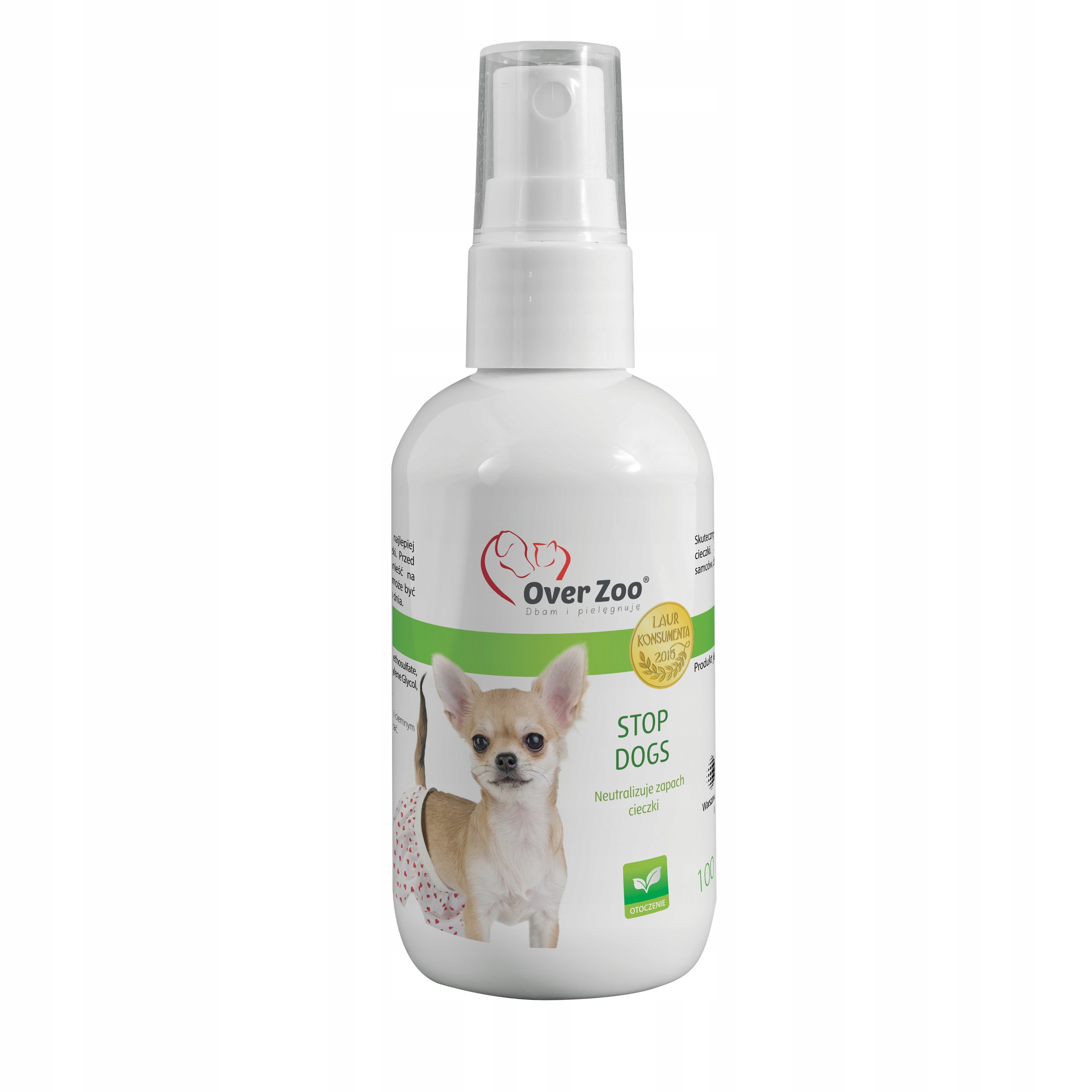 

Over Zoo Stop Dogs likwiduje zapach cieczki 100ml