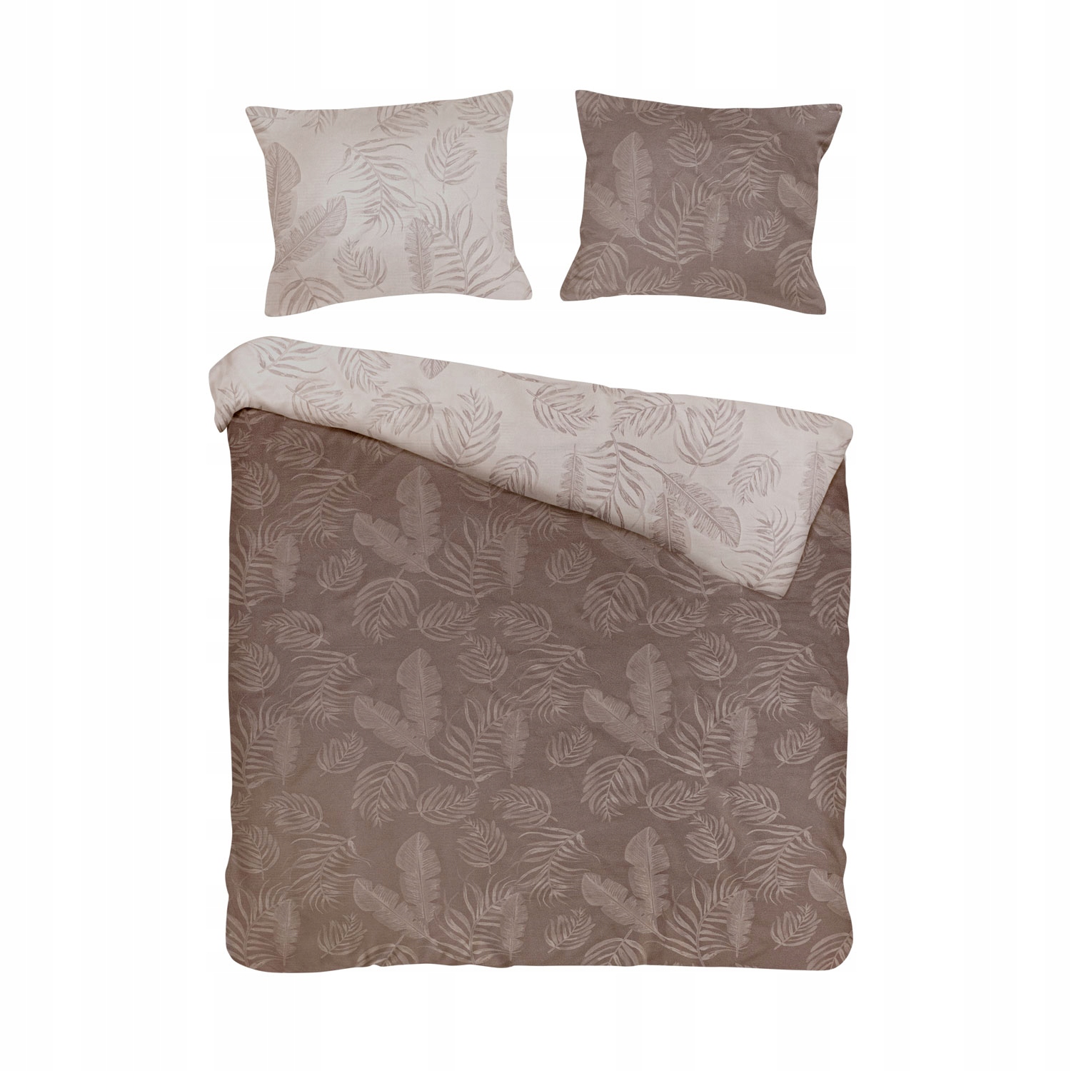 Posteľná Bielizeň Bahama BROWN/160x200 Cottonlove Jacquard