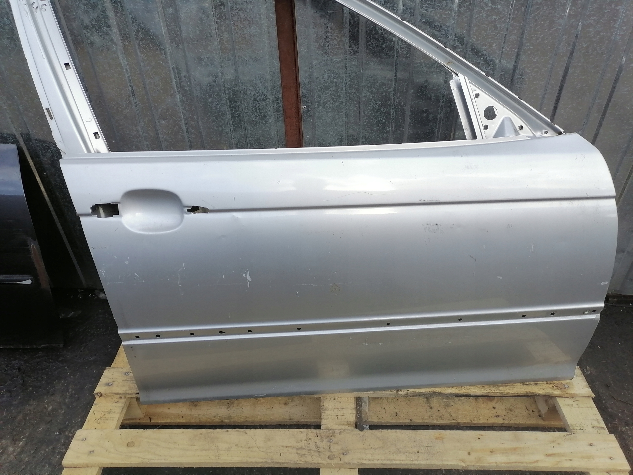 door right front right front BMW E46 silver