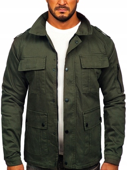 Pánská Přechodová Bunda Khaki 10290 Denley_m