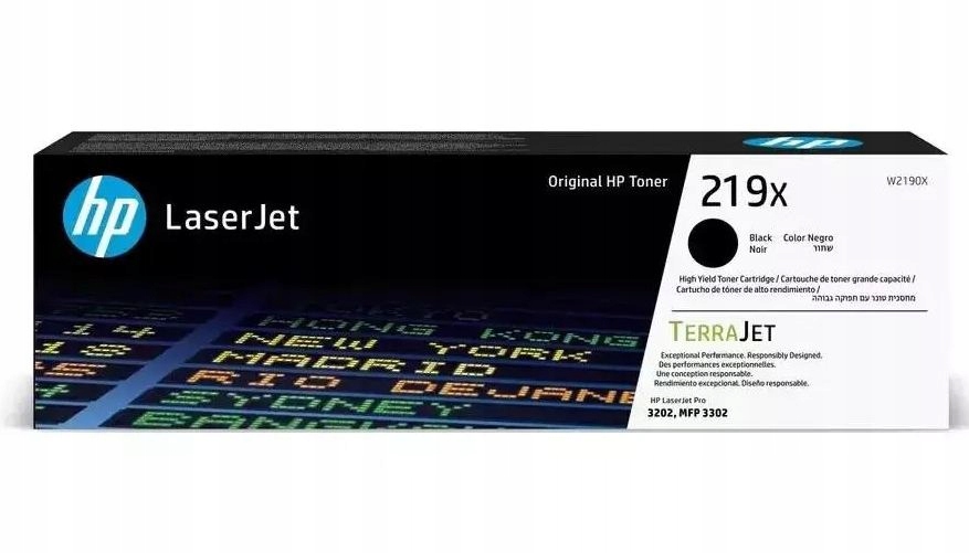 Toner org. Hp 219X Black W2190X 3202dn 3202dw 3302sdw 3302fdn 3302fdw