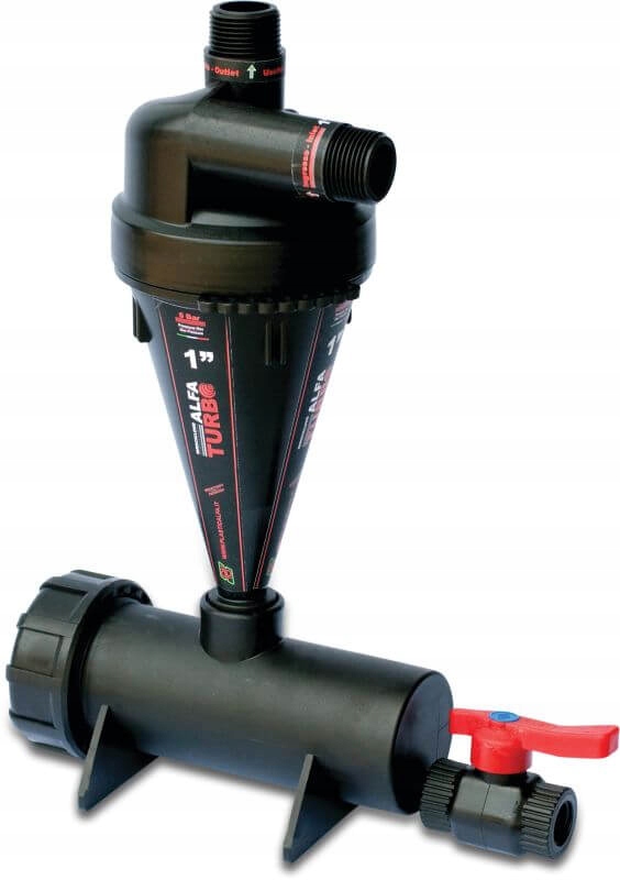 Separátor piesku Hydrocyklon so skleneným vláknom 1" Alfaturbo 6M3/H