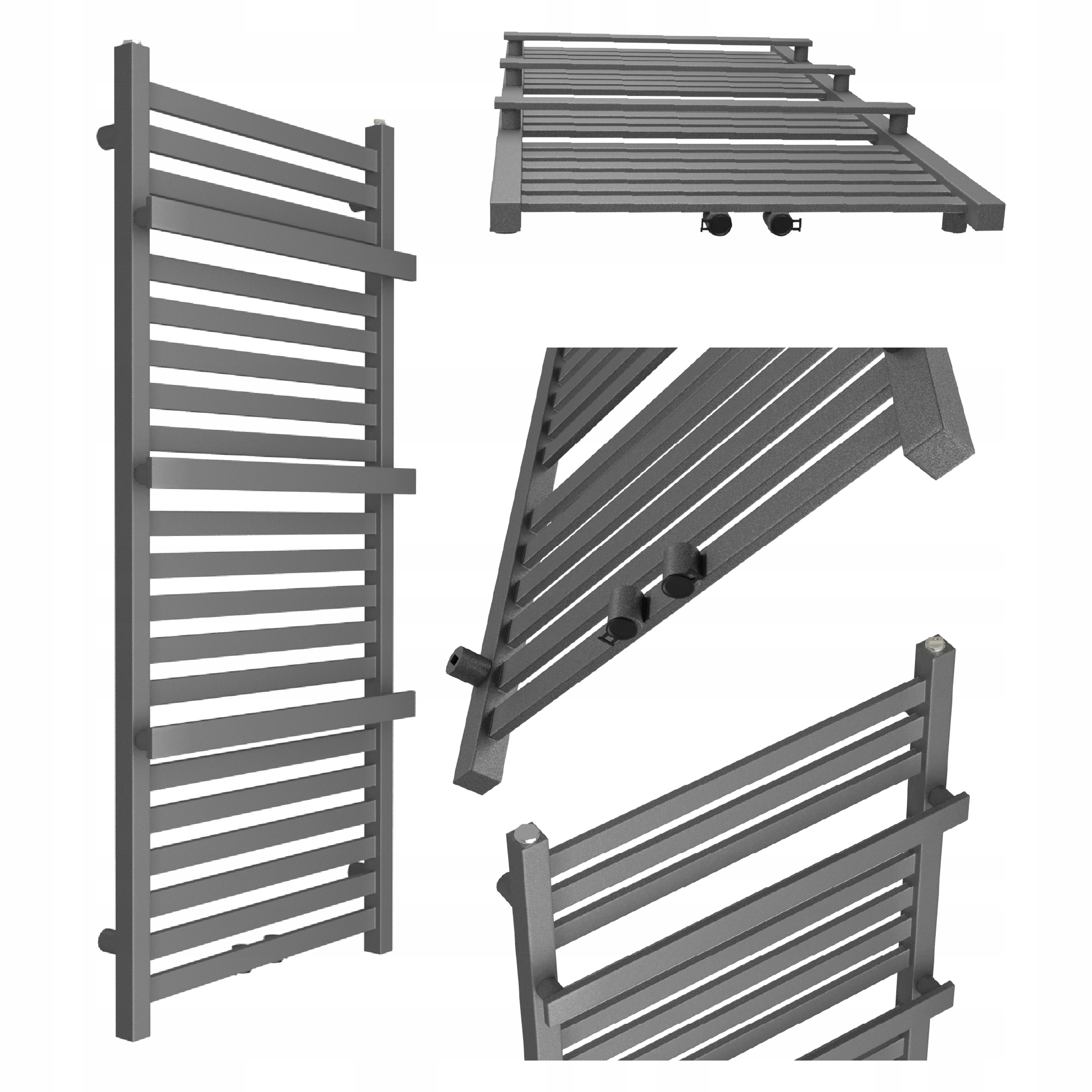 Koupelnový Radiátor Gold-middle 750x630 Antracit