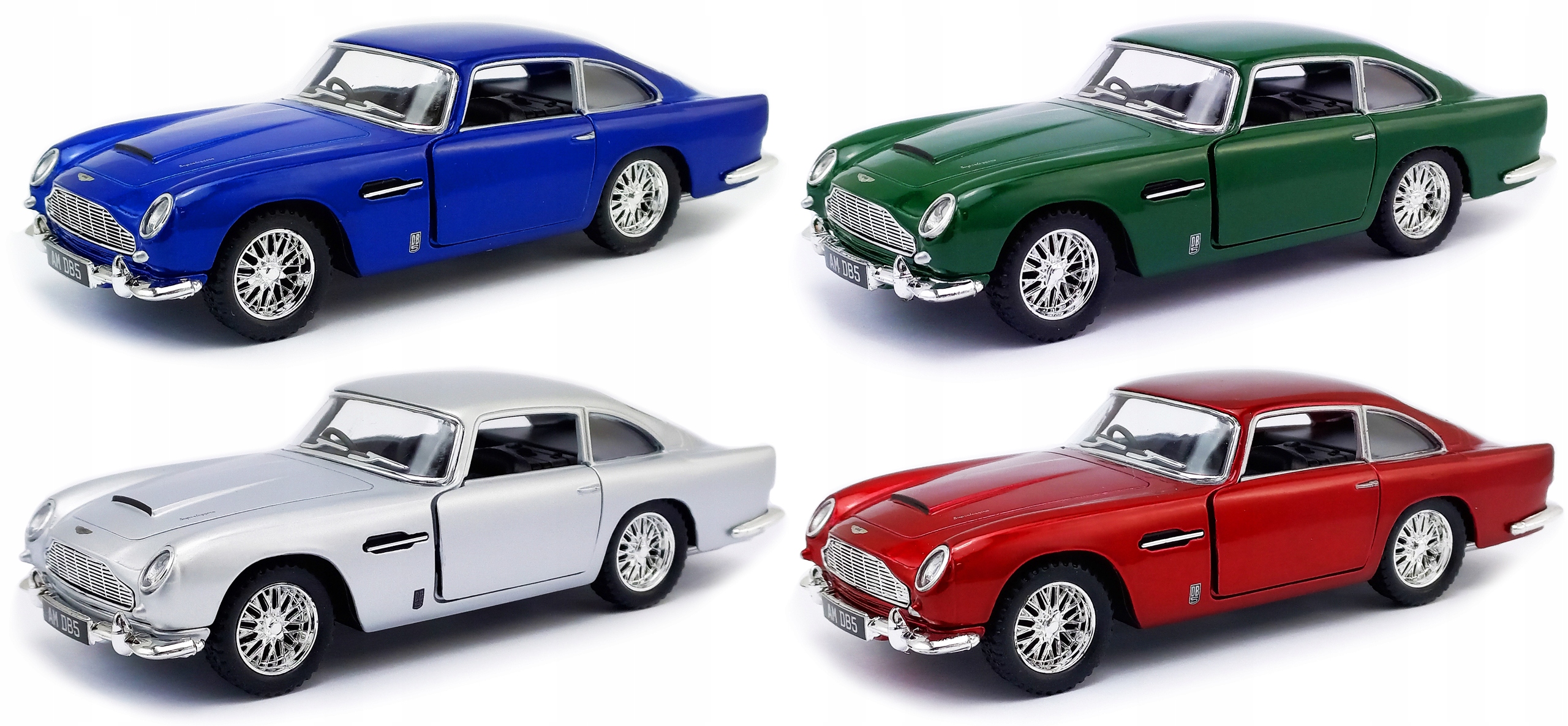 AUTO METALOWE ASTON MARTIN DB5 METALOWY SAMOCHÓD MODEL AUTKO KINSMART 1:38 Model SAMOCHÓD KINSMART ZABAWKA ASTON MARTIN DB5 1:38