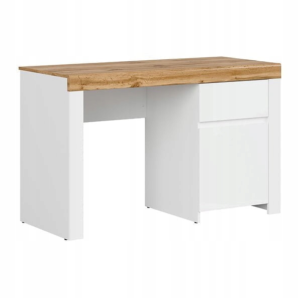 Biurko Holten Biały / Jasny dąb